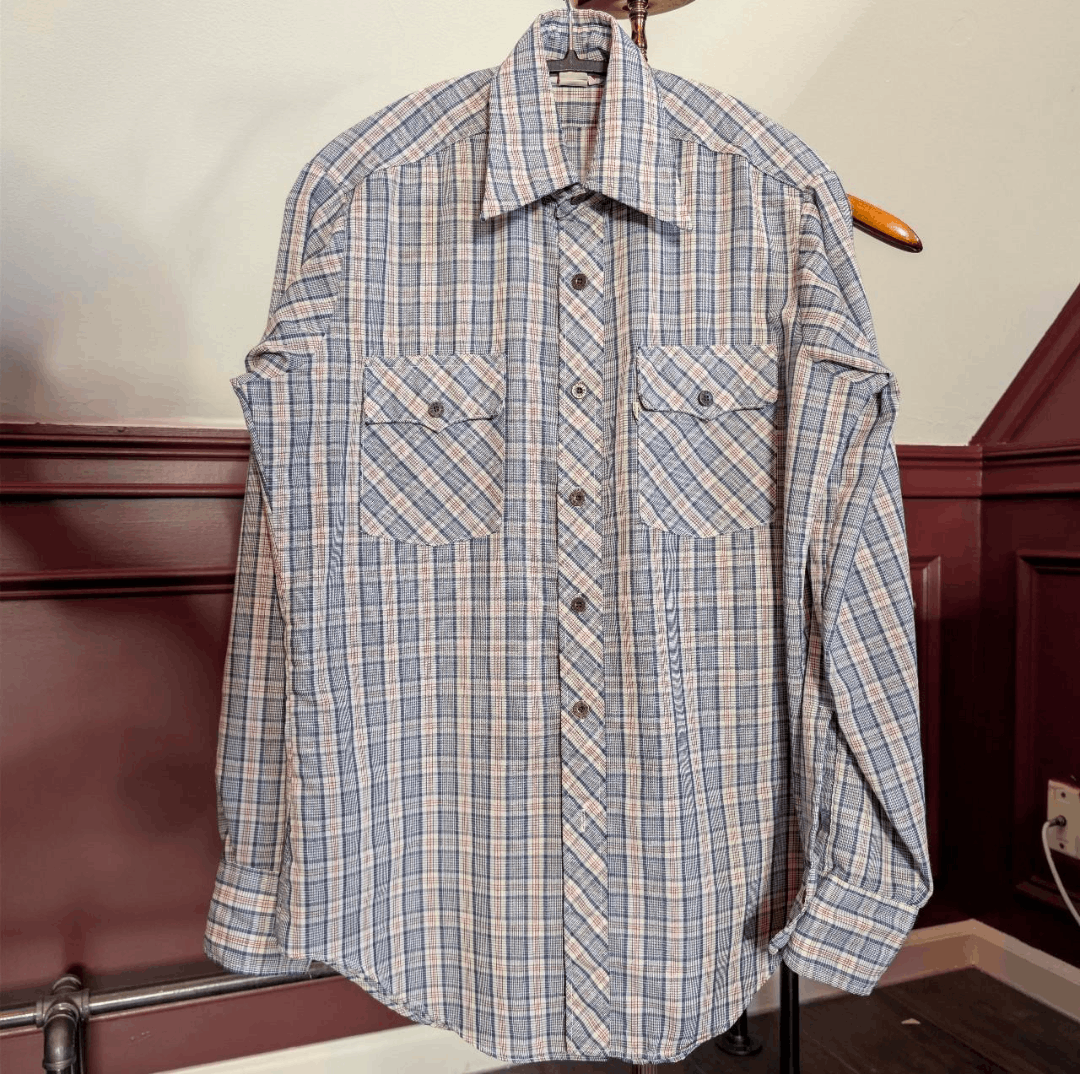 Levi's Vintage Clothing Vintage plaid western metal button made in Canada shirt Size US M / EU 48-50 / 2 - 1 Thumbnail