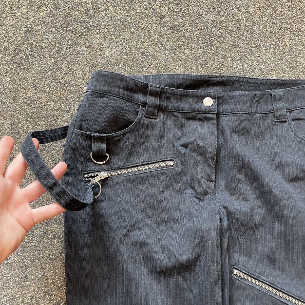 Vintage Y2K Baggy Cargo Pants Multi Pocket Distressed Streetwear Size 32" / US 10 / IT 46 - 6 Thumbnail