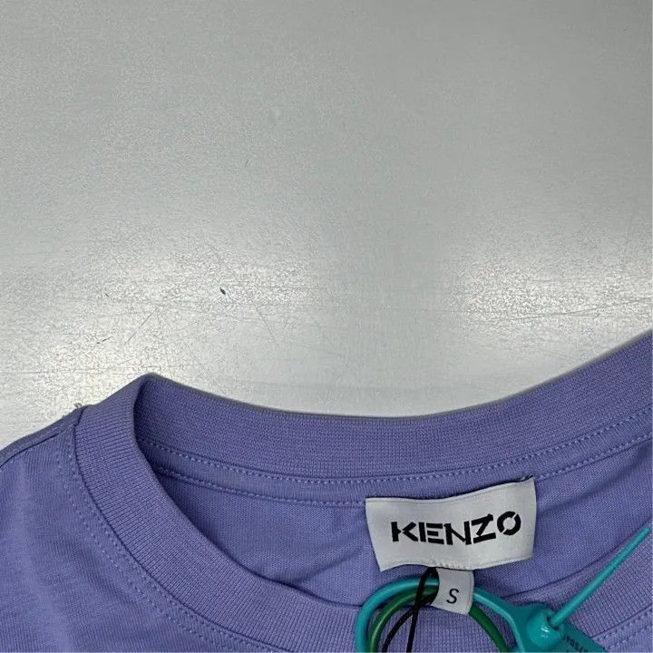Kenzo KENZO Purple Cotton Short Sleeve T-Shirt -2507 Size S / US 4 / IT 40 - 2 Thumbnail