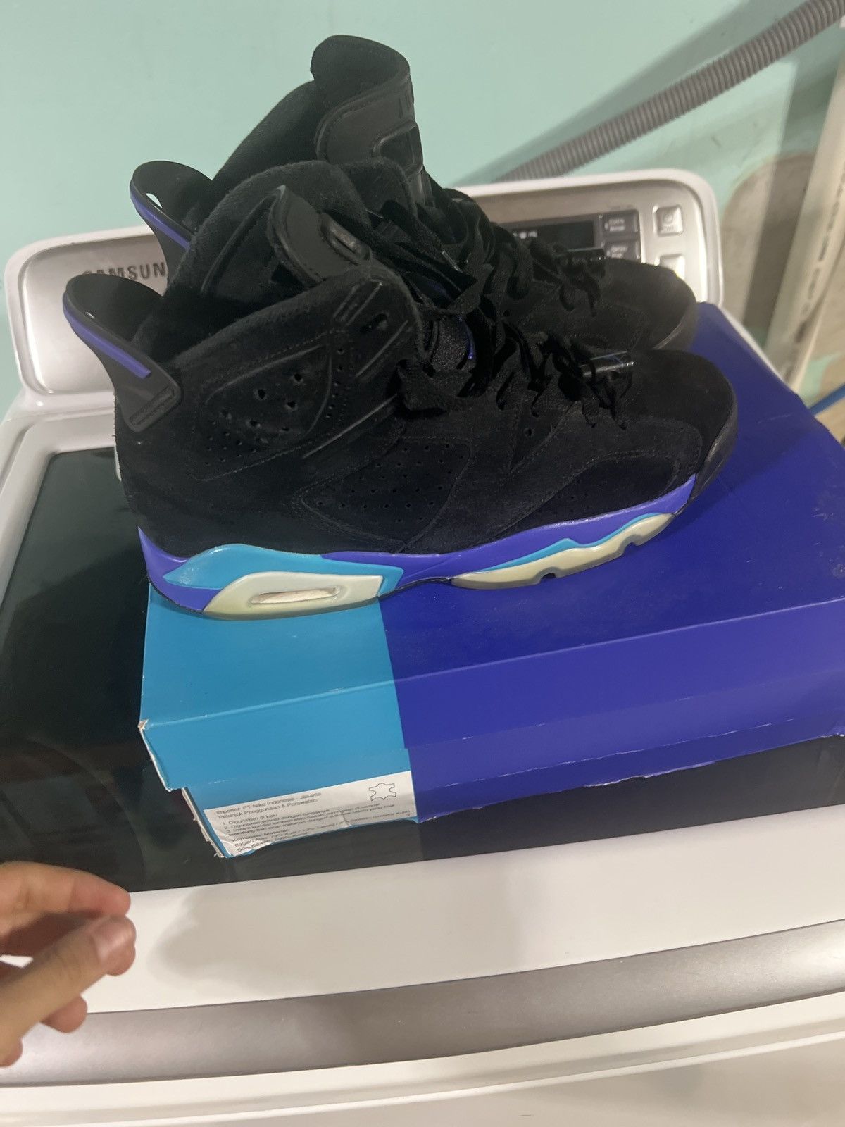 Jordan Brand Aqua Jordan 6s Size US 9.5 / EU 42-43 - 4 Thumbnail