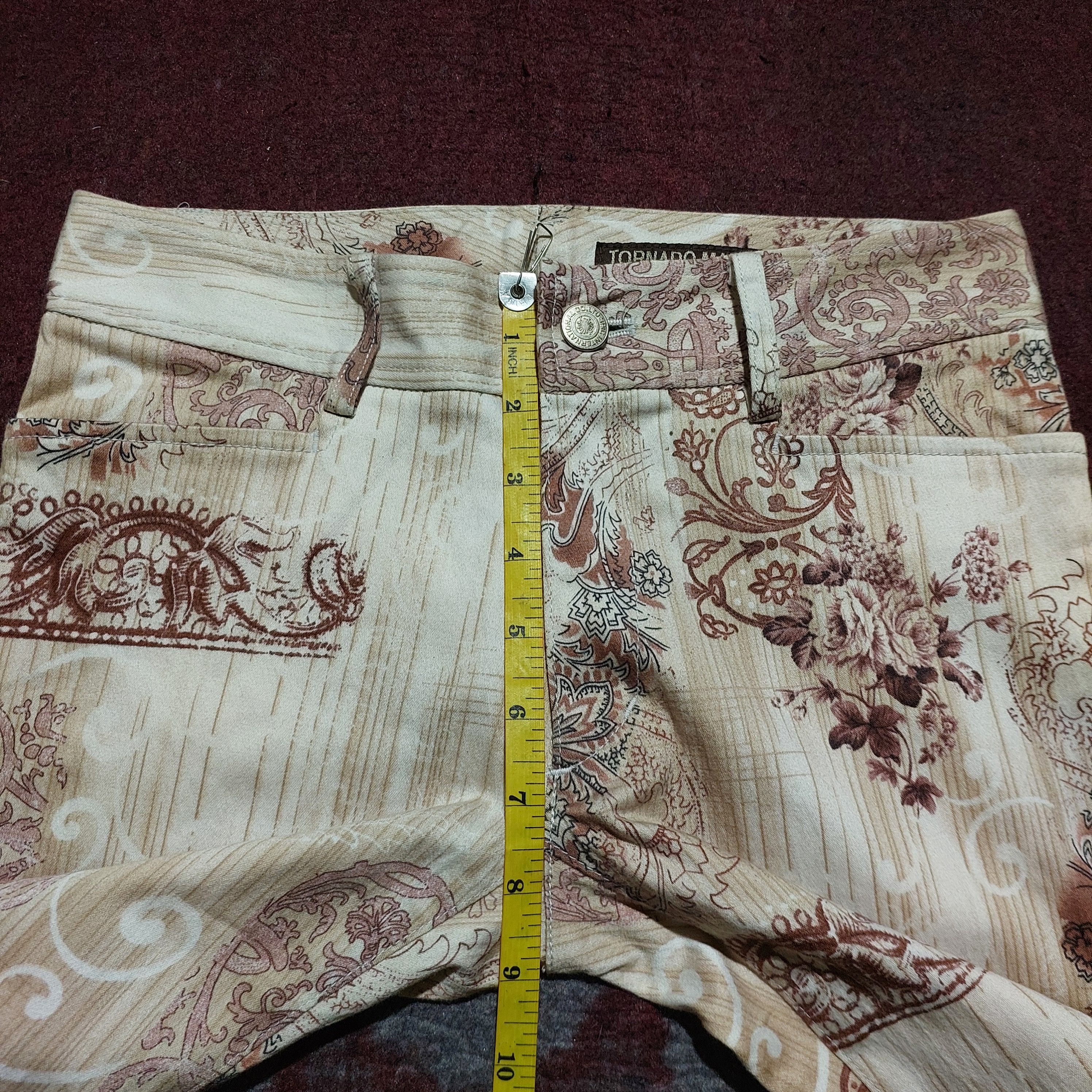 Tornado Mart Tornado Mart Magnolia flower pattern flare pants Size 26" / US 2 / IT 38 - 18 Thumbnail
