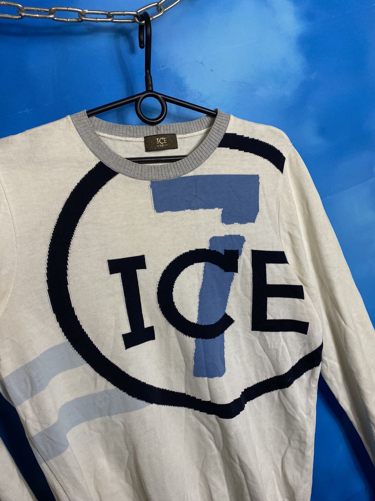 Iceberg × Vintage 💥 ICEBERG ICE VINTAGE SWEATER y2k Size US L / EU 52-54 / 3 - 3 Thumbnail