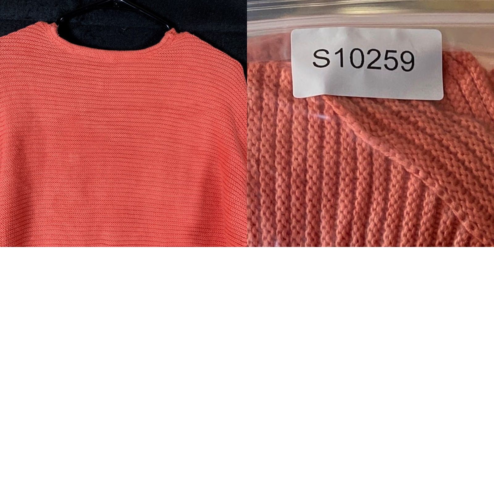 Free People Free People Womens Sweater Orange Coral La Brea V Neck Oversized Chunky Knit XS Size XS / US 0-2 / IT 36-38 - 9 Thumbnail