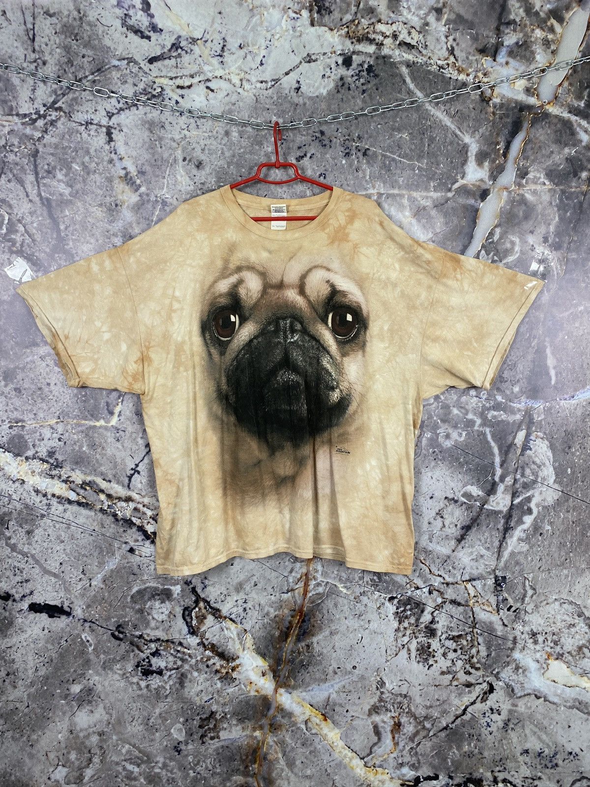 The Mountain × Vintage Men’s The Mountain Pug Dog T-Shirt Streetwear Size XXXL Size US XXL / EU 58 / 5 - 1 Thumbnail