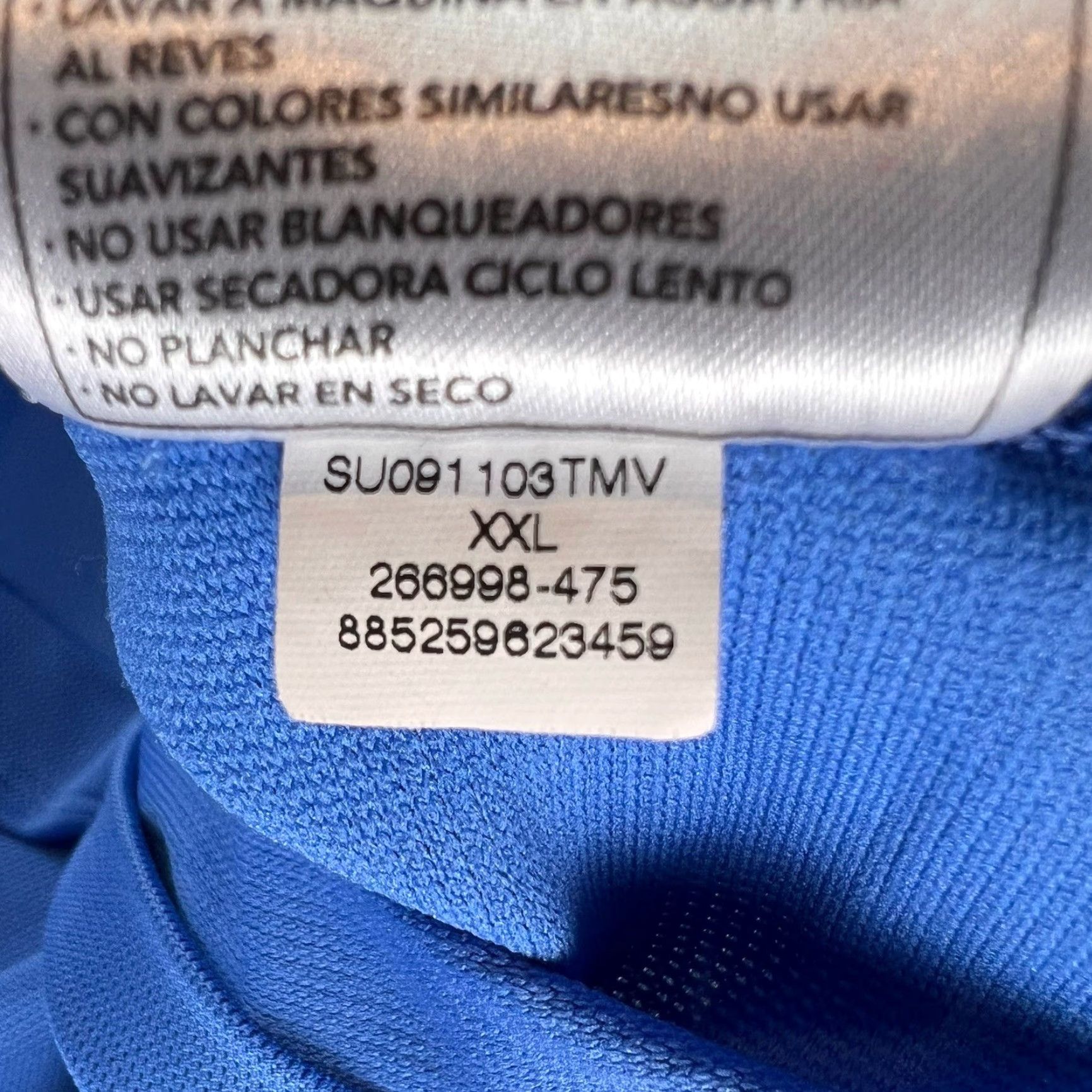 Nike Nike Golf Polo Shirt Men XXL Dri-FIT Blue Solid Short Sleeve Breathable Moisture Wicking Polyester Embroidered Logo Size US XXL / EU 58 / 5 - 6 Thumbnail