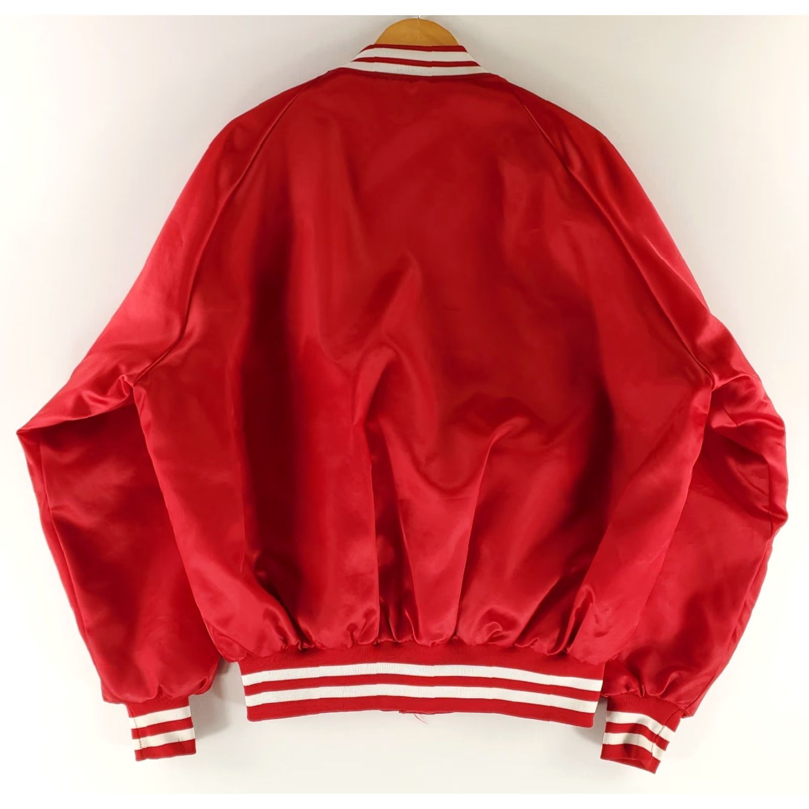 Dunbrooke VINTAGE Dunbrooke Pla-Jac Satin Bomber Jacket Red HiBoy Drive-In Made USA Mens XXL Jacket Size US XXL / EU 58 / 5 - 4 Thumbnail