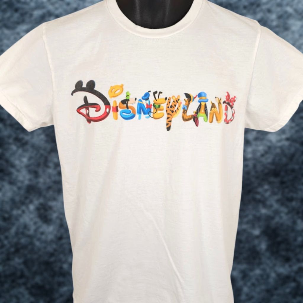 Disney Disneyland T Shirt Mens Size Medium White Walt Disney Theme Park Characters Size US M / EU 48-50 / 2 - 1 Thumbnail