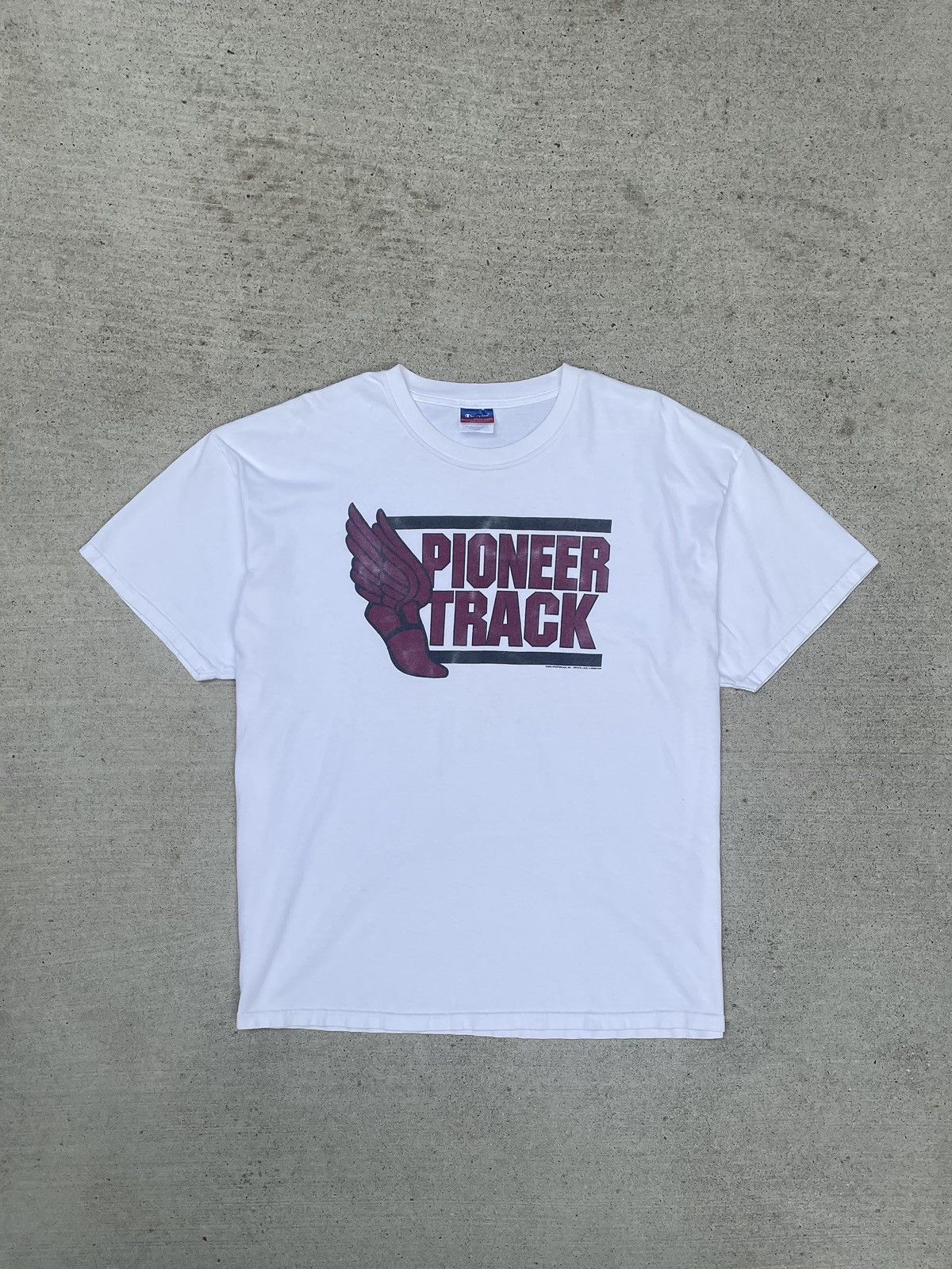 Champion × Vintage Vintage Winged Foot Faded Track Tee Size US XL / EU 56 / 4 - 1 Thumbnail