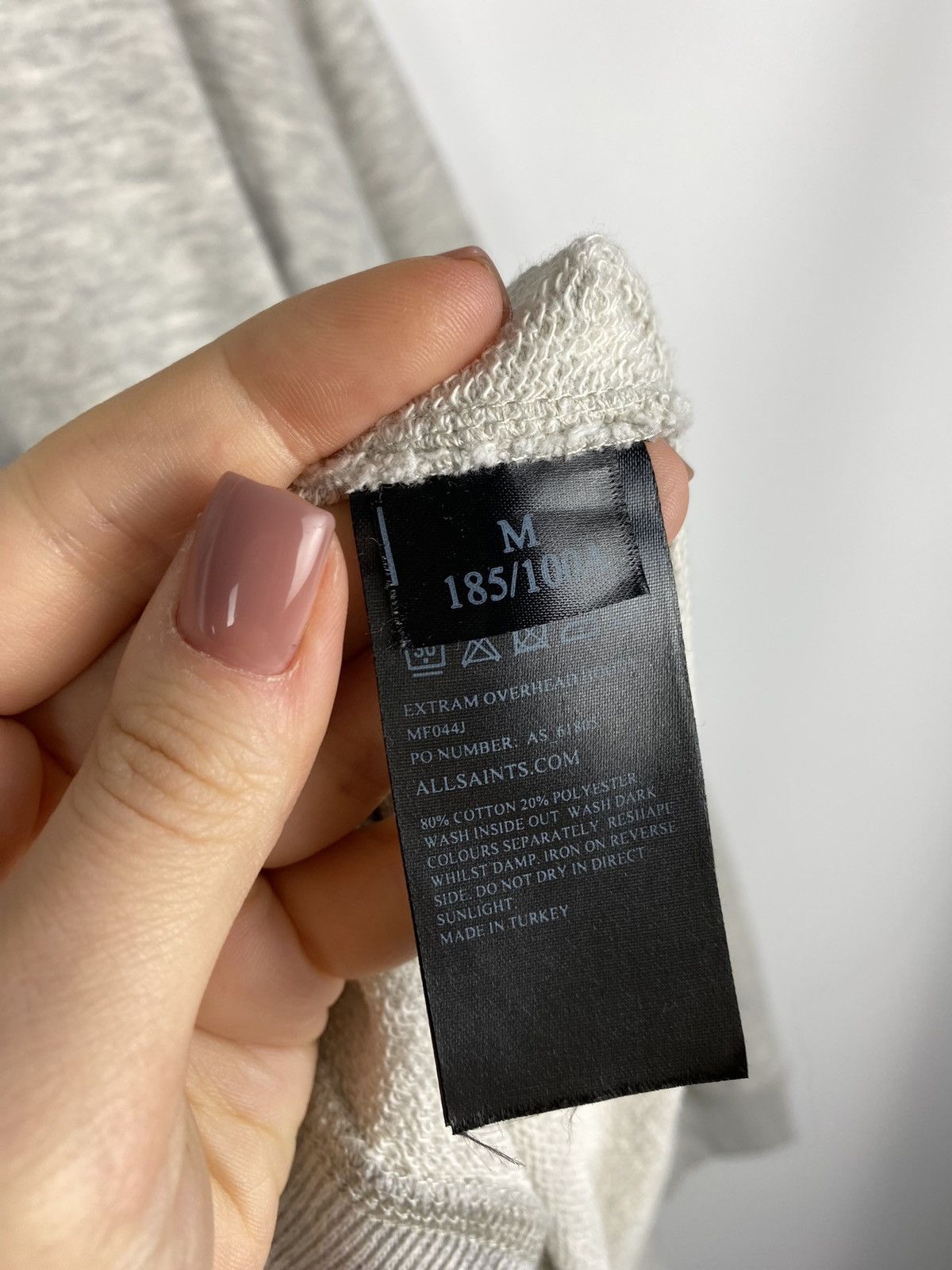 Allsaints × Japanese Brand Allsaints Extram Overhead Avant-garde Oversized Hoodie Size US M / EU 48-50 / 2 - 14 Thumbnail