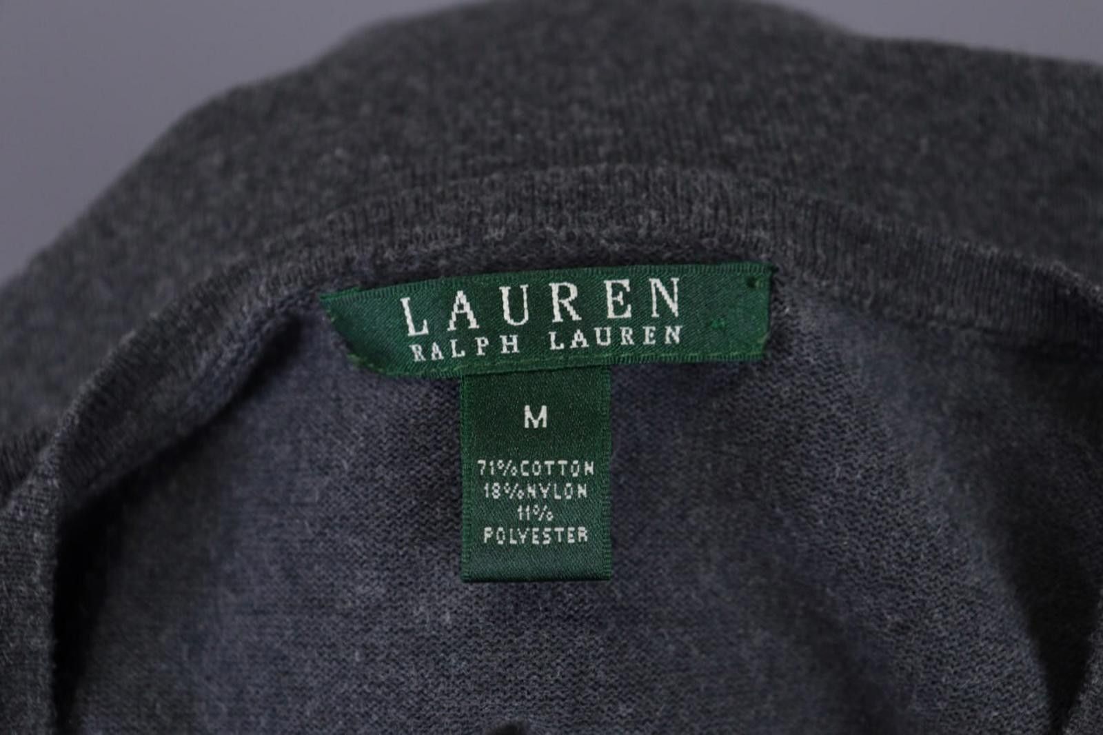Lauren Ralph Lauren Lauren Ralph Lauren Gray Stripe Pullover Sweater Size M Size M / US 6-8 / IT 42-44 - 12 Thumbnail