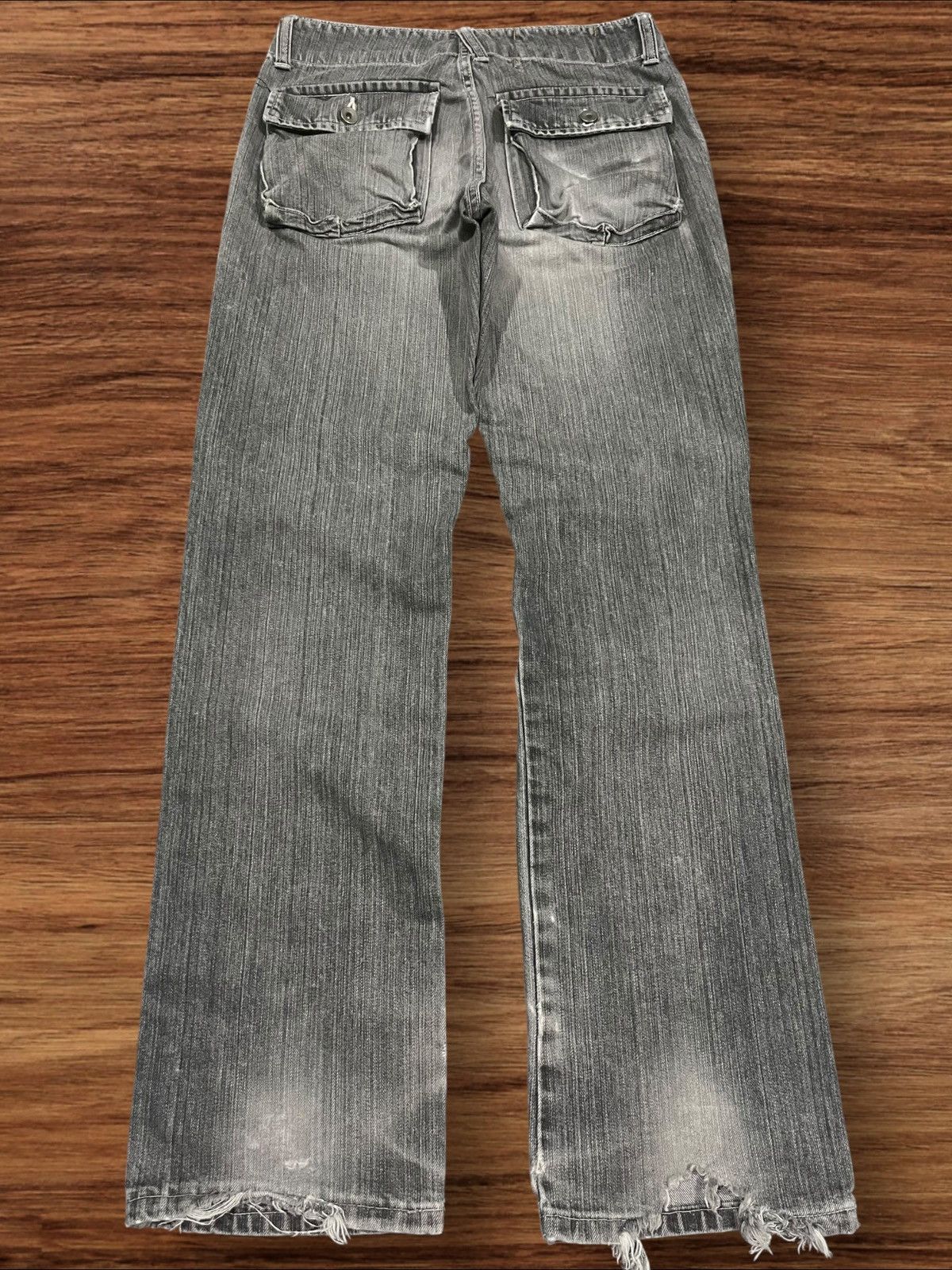 Johnbull Vintage Japanese John Bull Distressed Military Baker Jeans Size US 29 - 2 Thumbnail