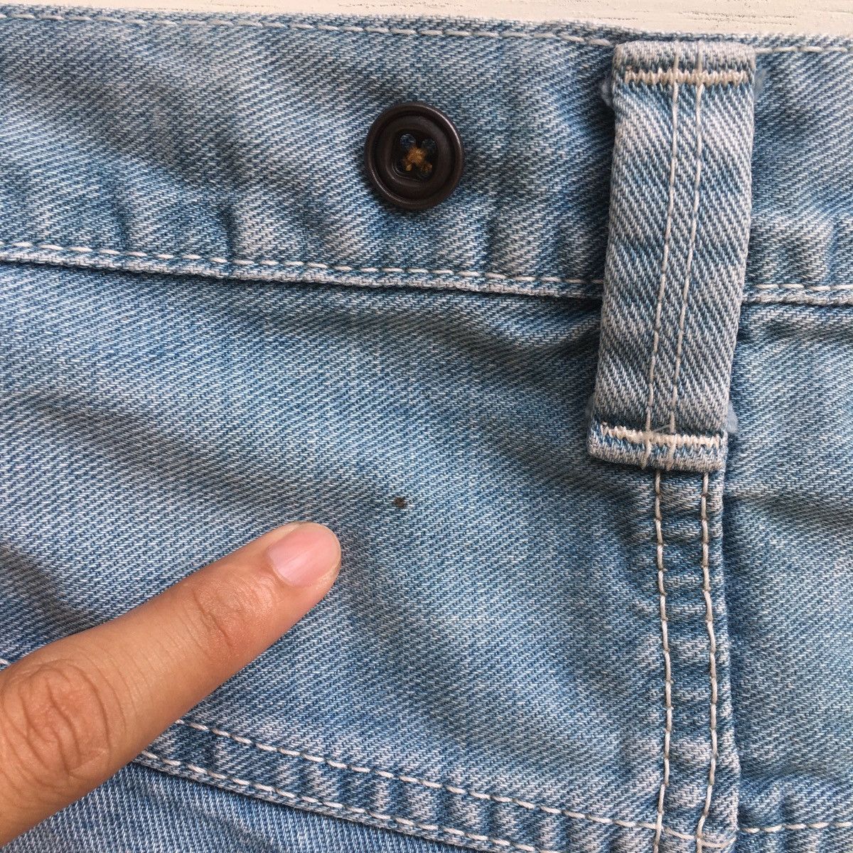 Japanese Brand × Vintage Vintage Back Number Paint Splash Jeans Size US 31 - 17 Thumbnail