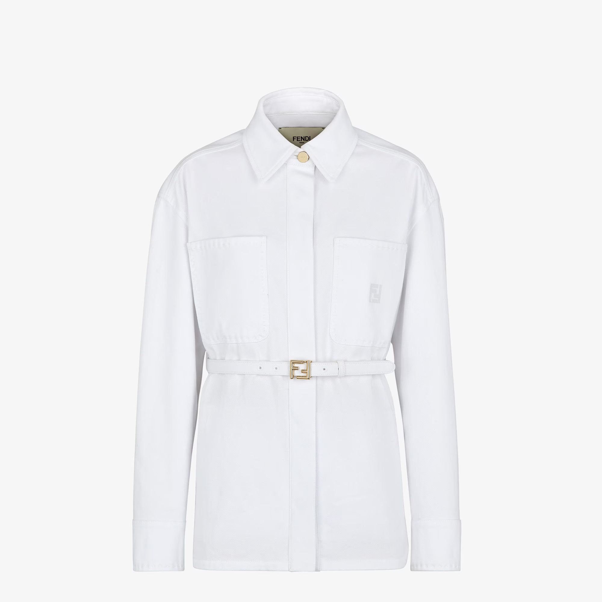 Fendi o1loc1c0824 Jacket in White Size XL / US 12-14 / IT 48-50 - 1 Thumbnail