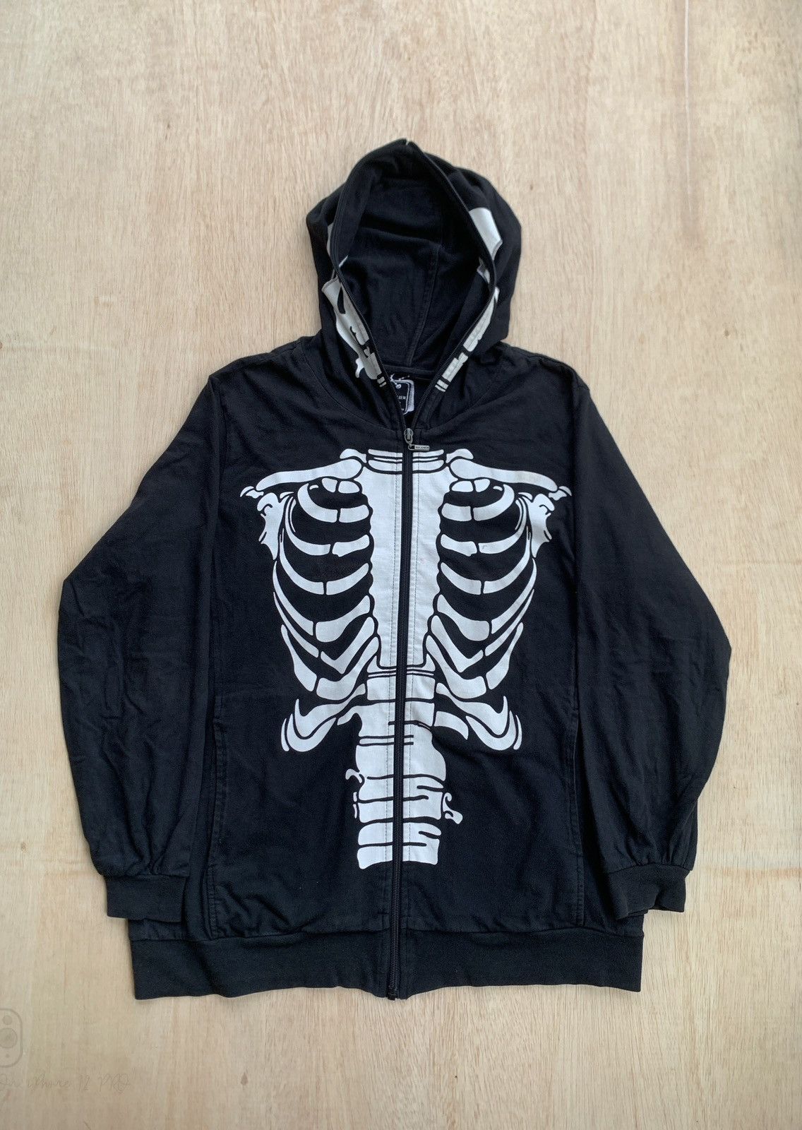 If Six Was Nine × Japanese Brand × Le Grande Bleu (L.G.B.) Eco Junior Poem Skull Ifsixwasnine Lgb style Hoodie Size US M / EU 48-50 / 2 - 3 Thumbnail