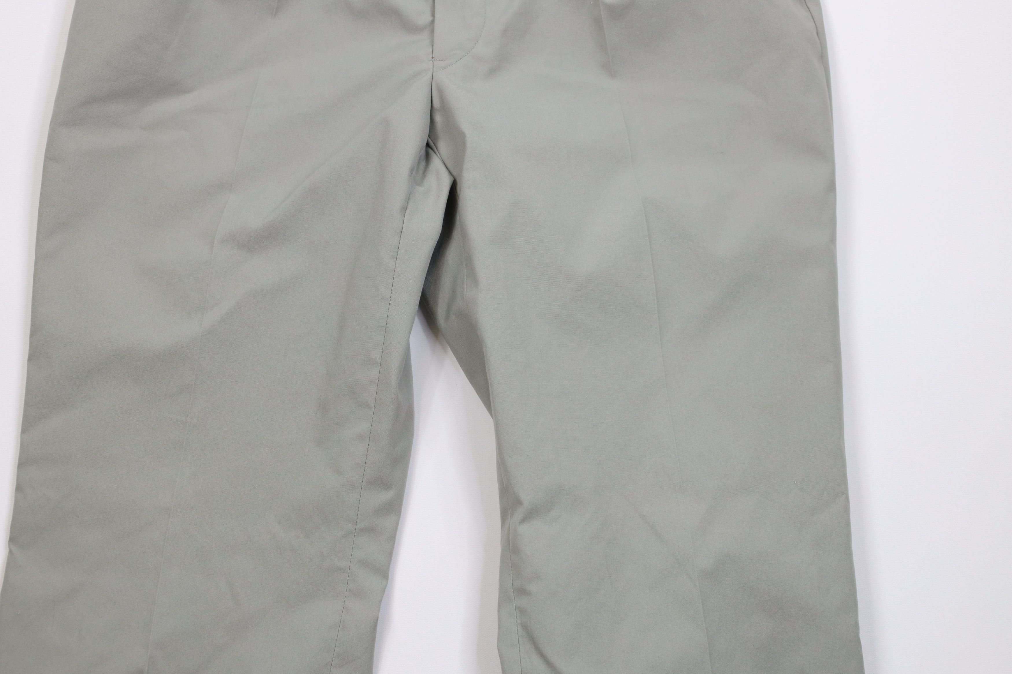 Lands' End Vintage 70s Lands End Wide Leg Chino Pants Light Green USA Size US 34 / EU 50 - 3 Thumbnail