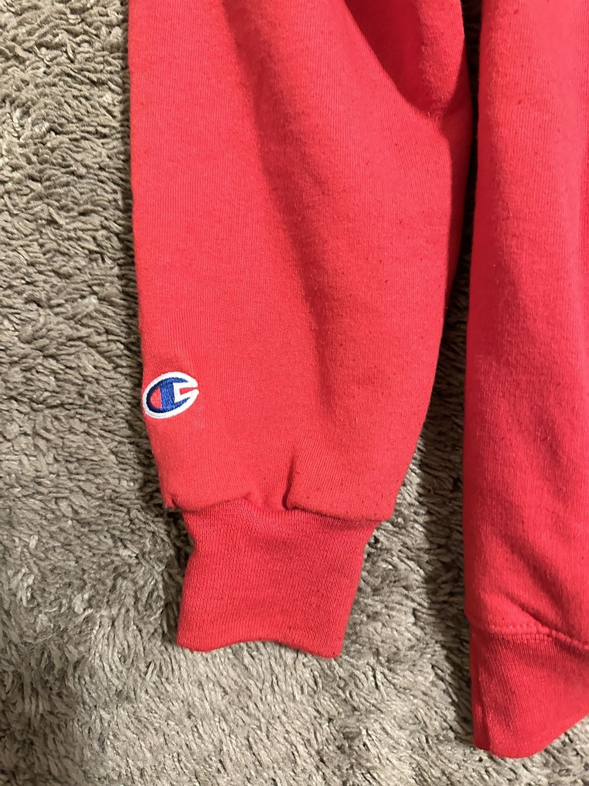 NCAA × Vintage Vintage Champion NCAA SMU Mustangs hoodie 00s size medium Size US M / EU 48-50 / 2 - 7 Thumbnail