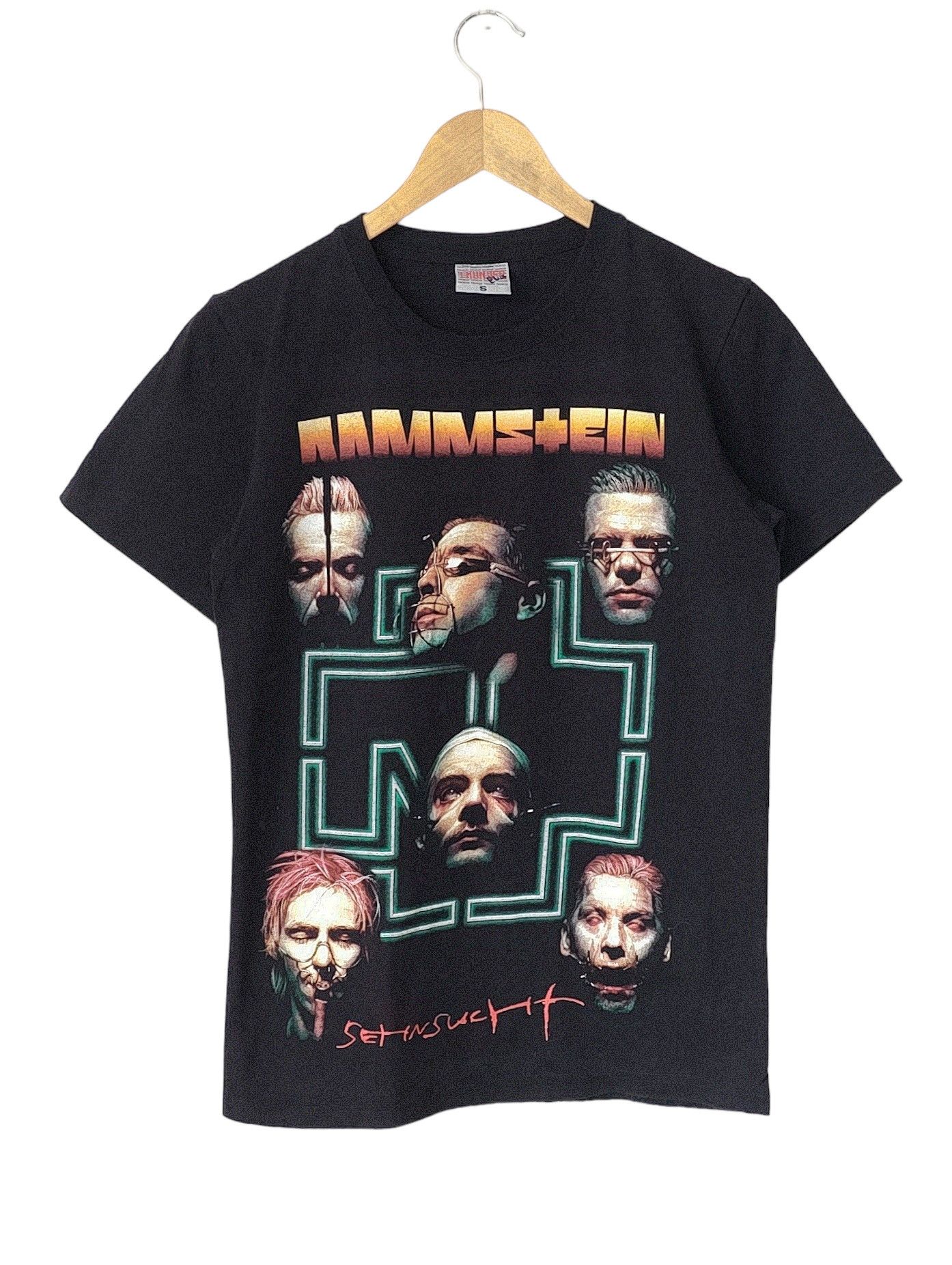 Band Tees Rammstein VTG Sehnsucht 1997 Official Merch Vintage Tshirt Size US S / EU 44-46 / 1 - 1 Thumbnail
