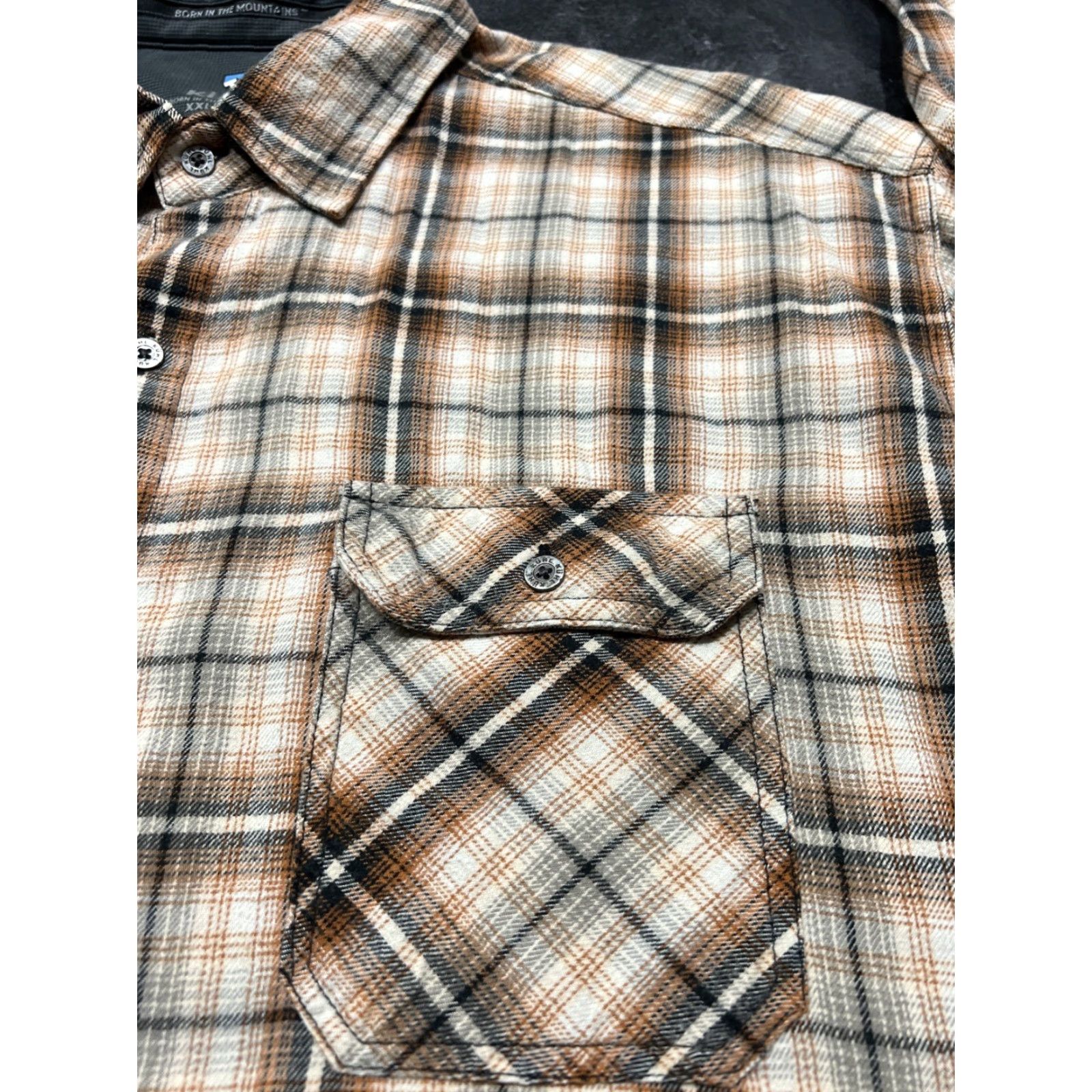 Vintage Kuhl Shirt Mens 2XL Plaid Flannel Button-Up Outdoor Lightweight Breathable Size US XXL / EU 58 / 5 - 3 Thumbnail