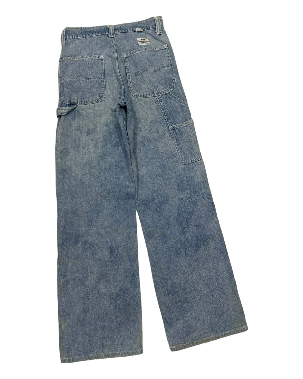 Big John × Carhartt RARE VINTAGE BIG JOHN ACID WASH CARPENTER PANTS Size US 26 / EU 42 - 4 Thumbnail