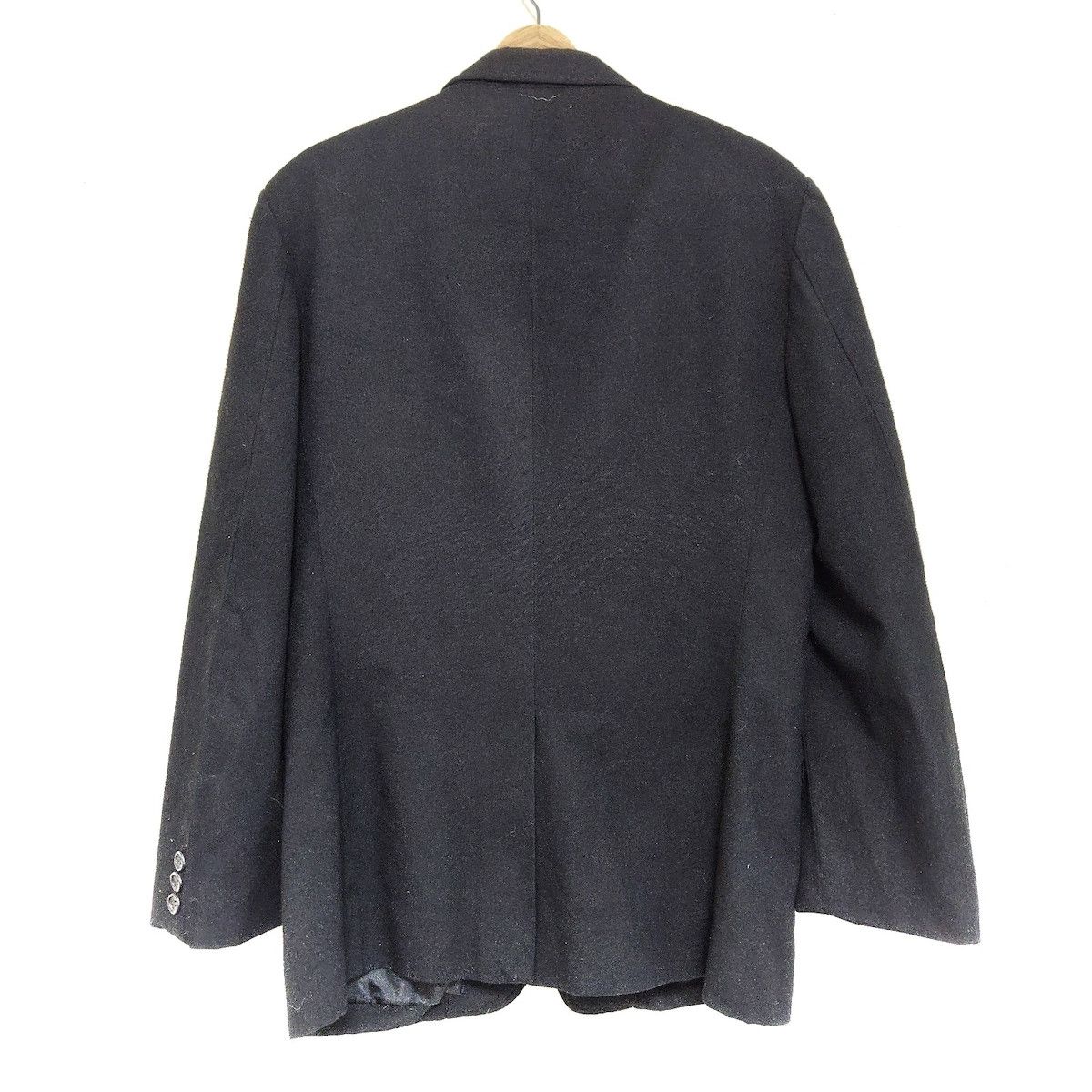 Comme des Garcons Homme Jacket Shoulder Pads Tailored Polyester Black Size US L / EU 52-54 / 3 - 2 Thumbnail