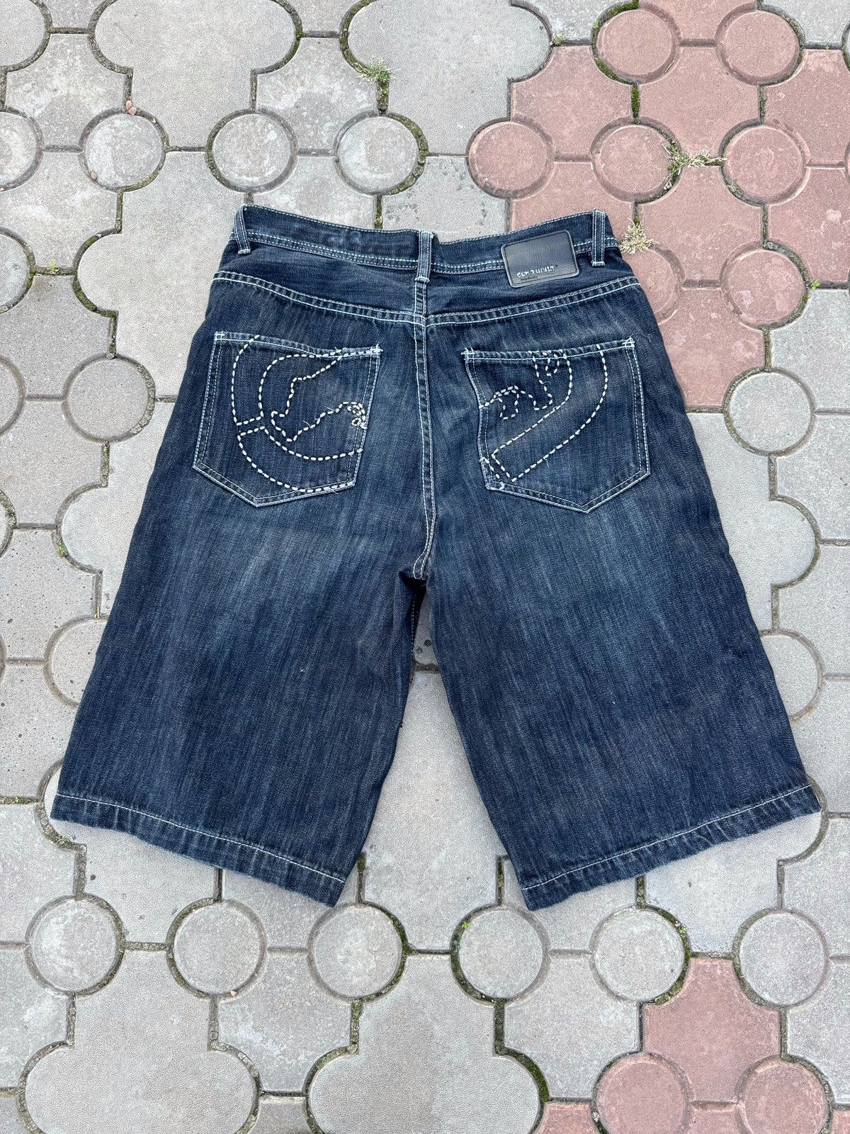 Ecko Unlimited Baggy Y2K Denim Shorts Jorts USA