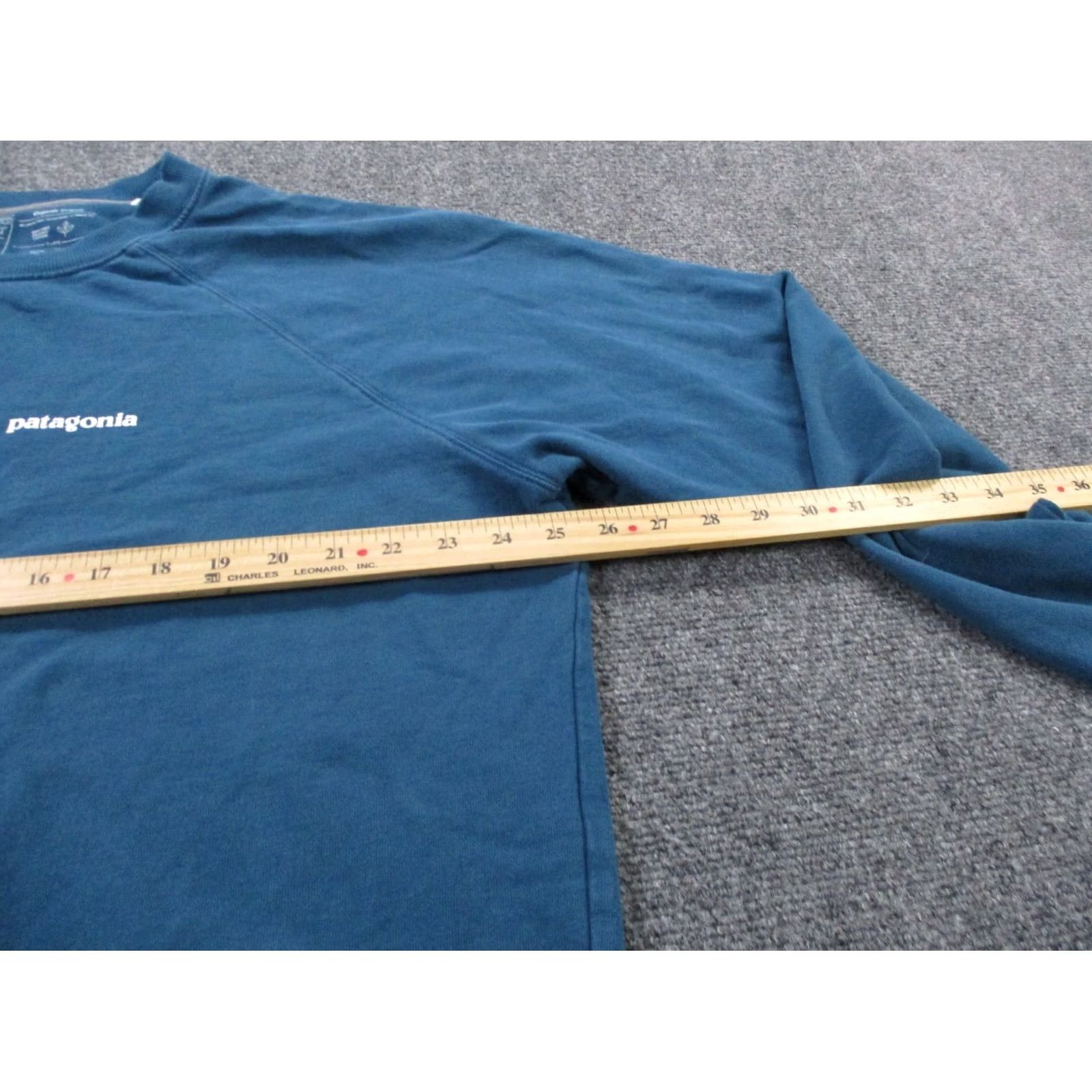 Patagonia Patagonia Sweatshirt Men XL Blue Logo Crew Neck Pullover Knit Cotton Regular Fit Sweatshirt Size US XL / EU 56 / 4 - 6 Thumbnail