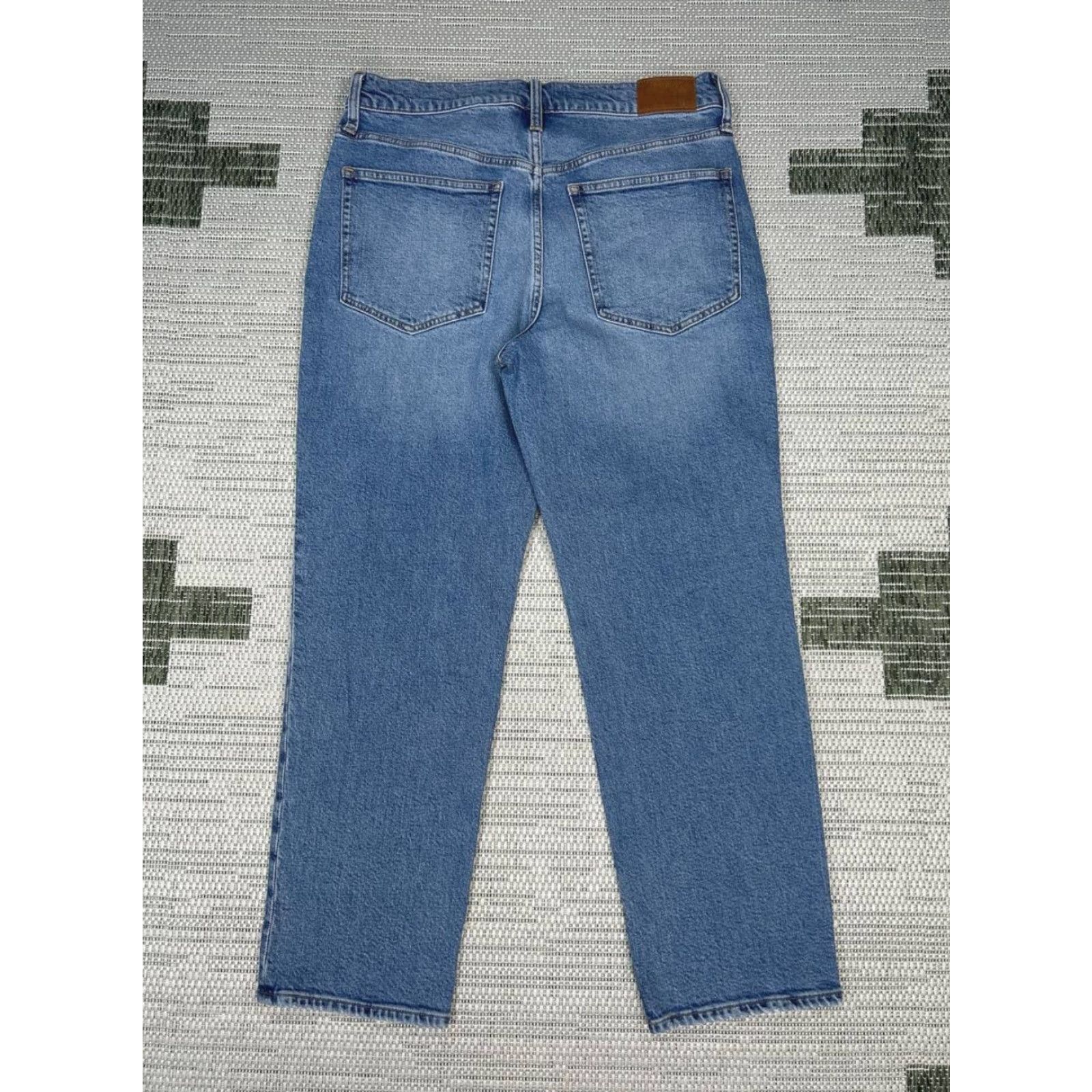 J.Crew VINTAGE J Crew High Rise 90s Classic Straight Jeans Womens 30 Blue Hiker Wash 32x28 New Size 30" / US 8 / IT 44 - 2 Thumbnail