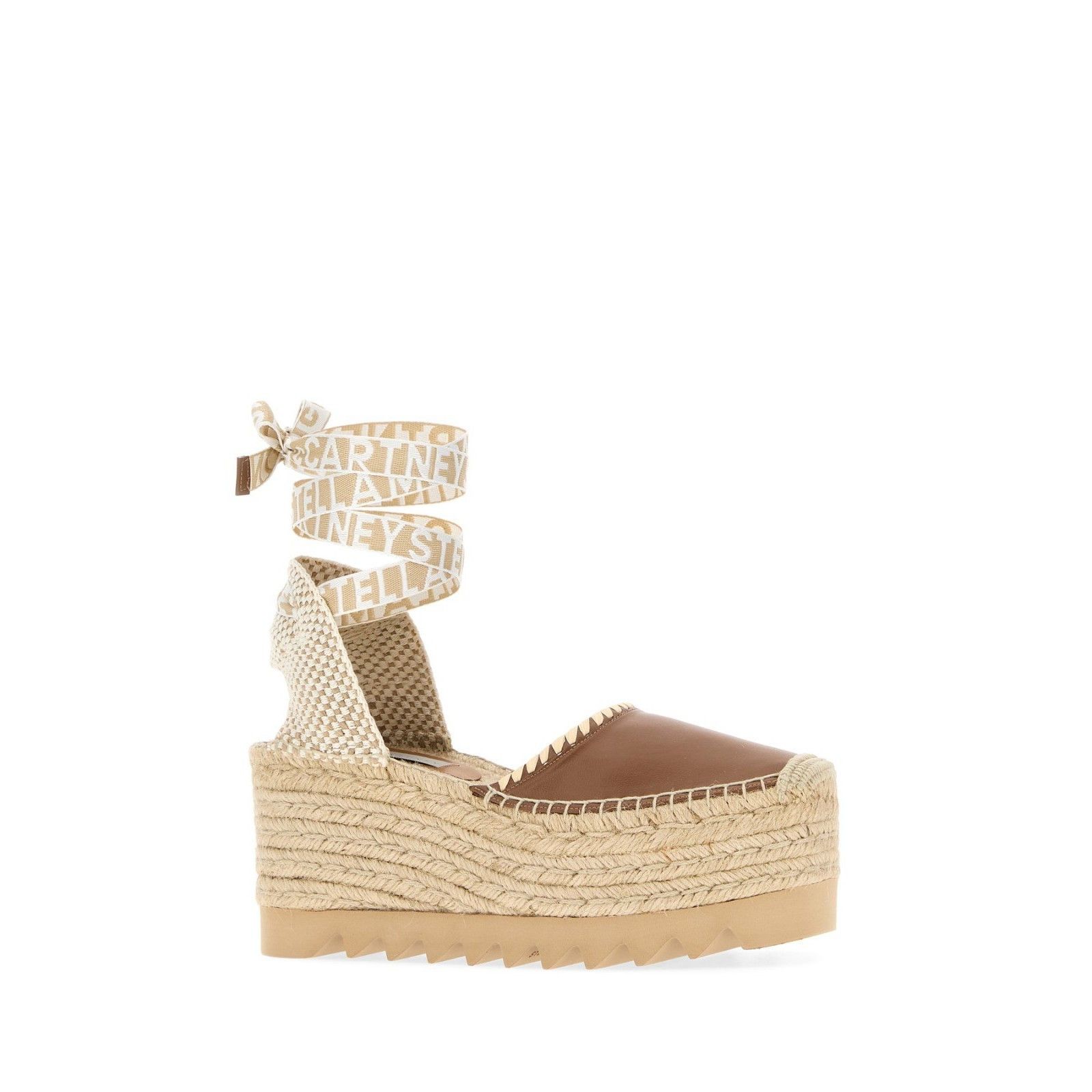 Stella McCartney STELLA MCCARTNEY 'Gaia' Brown Platform Espadrilles New & Aut Size US 6 / IT 36 - 4 Thumbnail