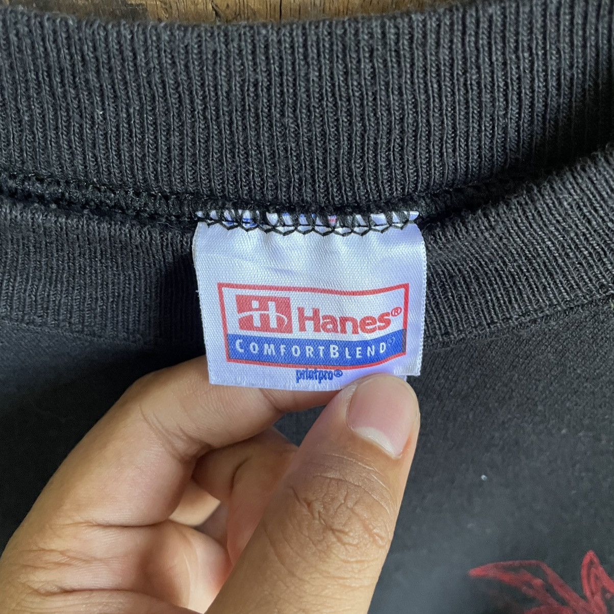 Hanes × Vintage Vintage Moon Eyes Crewneck Size US M / EU 48-50 / 2 - 7 Thumbnail