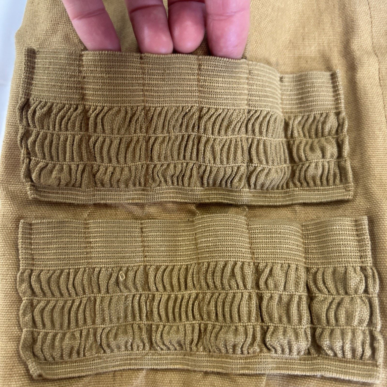 Sears Vintage Bullet Vest Sears Roebuck Co Hunting Brown No Holes Size ONE SIZE - 10 Thumbnail