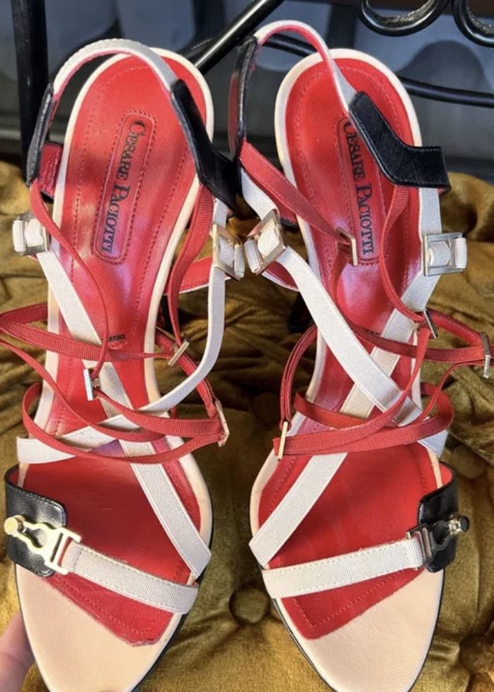 Paciotti Cesare Paciotti Dagger Heels Size US 8.5 / IT 38.5 - 4 Thumbnail