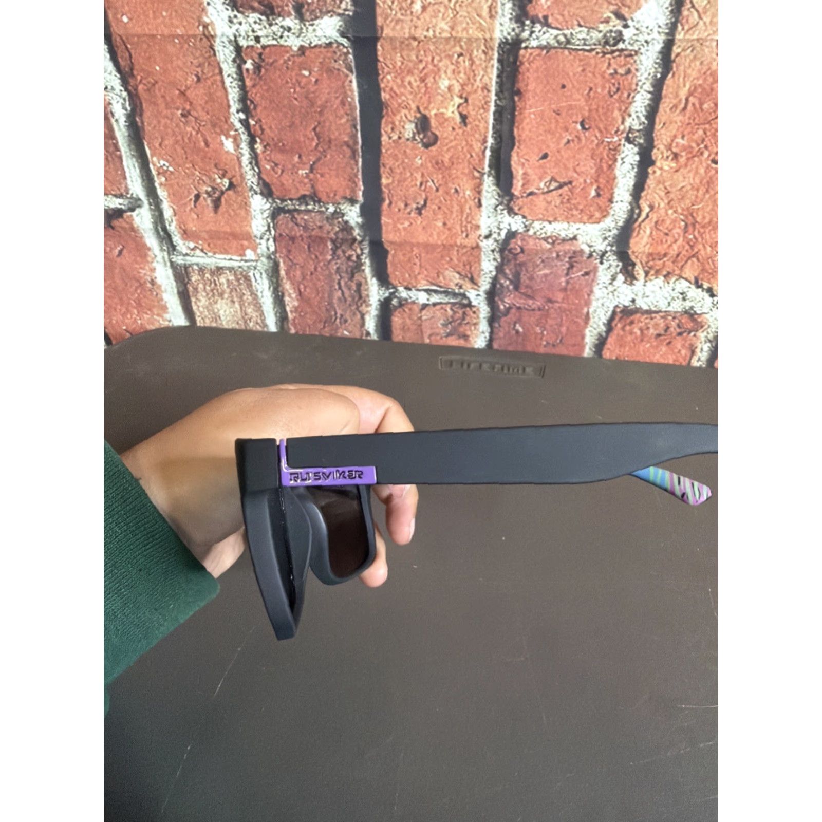 Quiksilver Quiksilver Sunglasses Unisex Square Matte Black Mirrored UV400 Lightweight Plastic Polycarbonate Sports Square Frames Size ONE SIZE - 3 Thumbnail