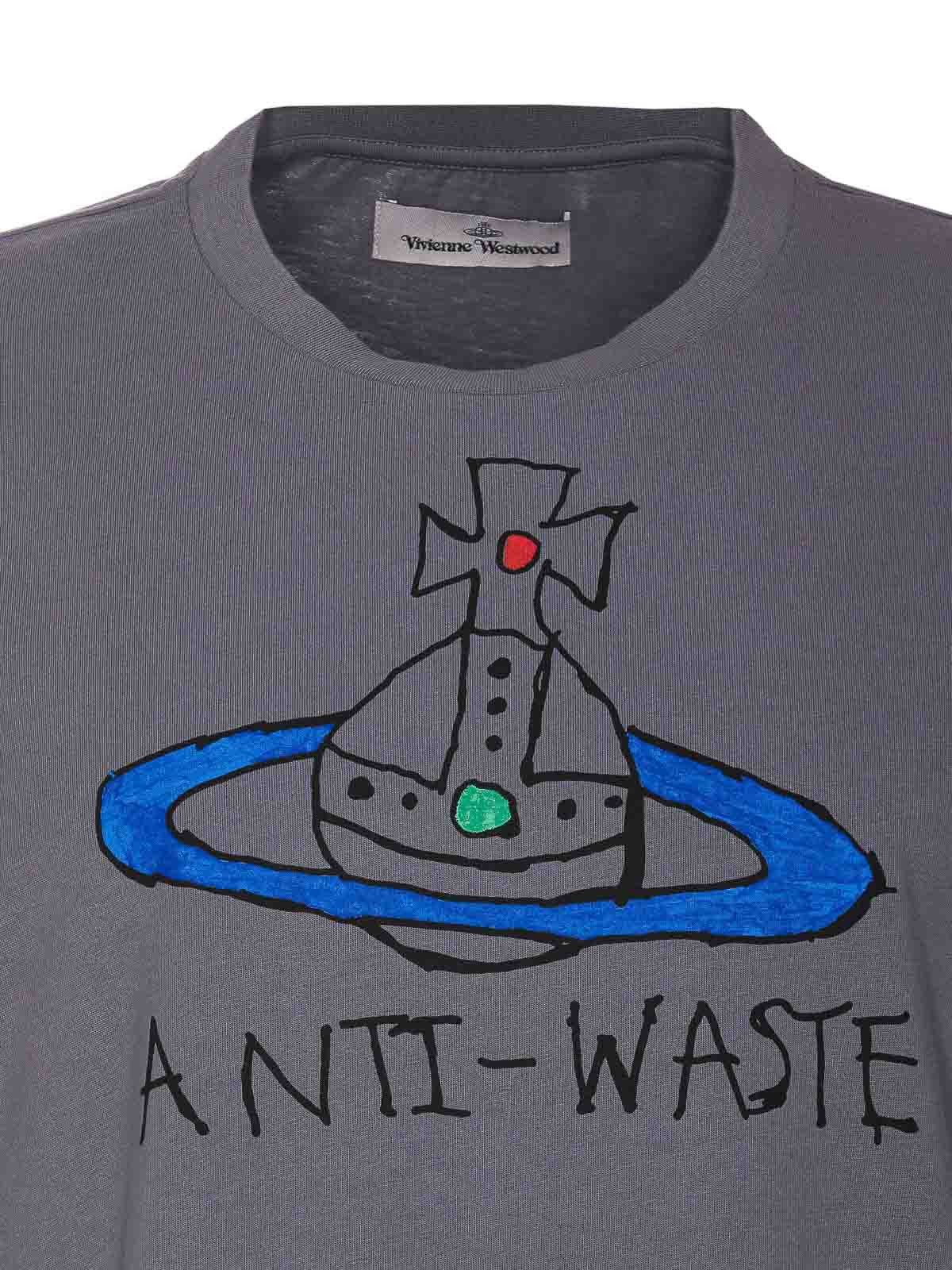 Vivienne Westwood o1srvl11e0326 Classic T-Shirt in Grey Size US M / EU 48-50 / 2 - 4 Thumbnail
