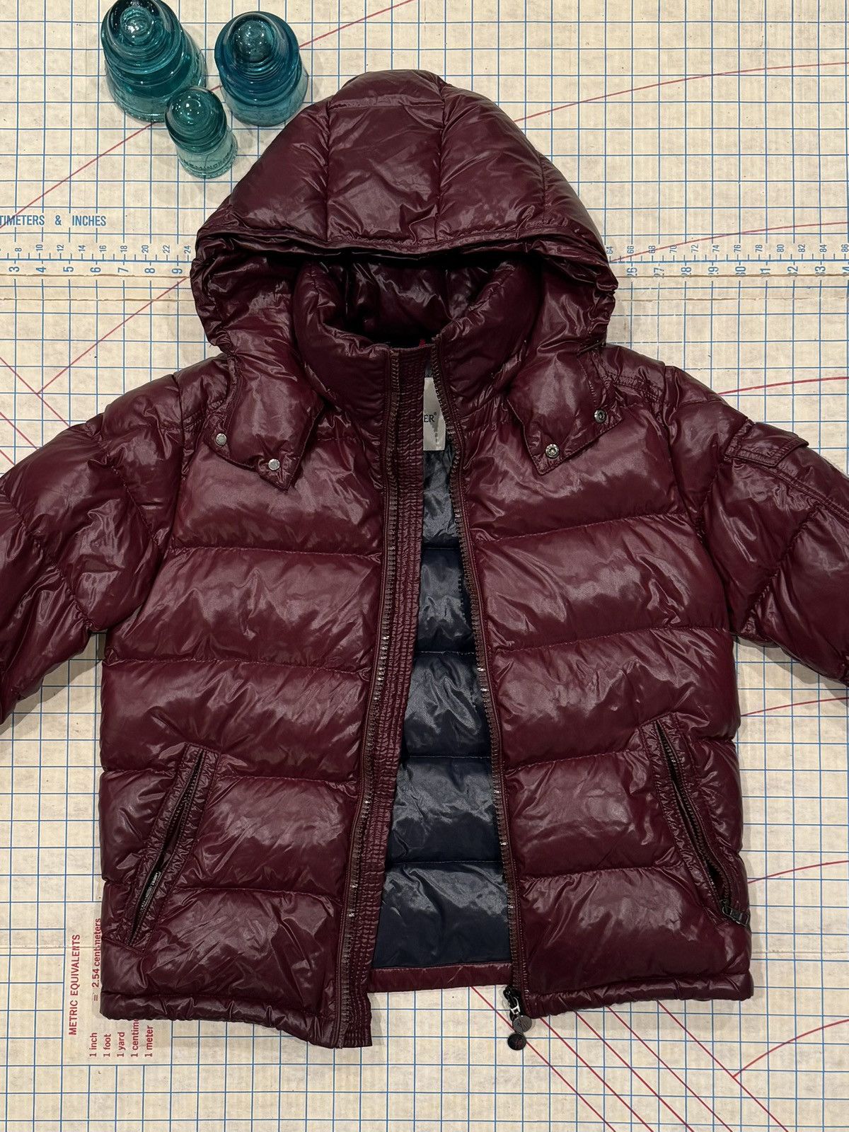 Moncler Moncler Maya Giubbotto Jacket Dark Red Size 2 Fits Medium Size US M / EU 48-50 / 2 - 8 Thumbnail
