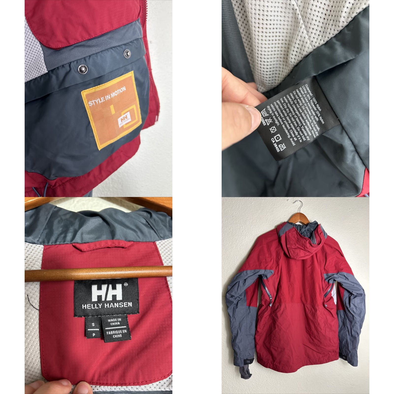 Helly Hansen VINTAGE Helly Hansen Women's Red Helly Tech XP Jacket Ski Full Zip Hooded Zip-Sleeve Winter Size S / US 4 / IT 40 - 11 Thumbnail