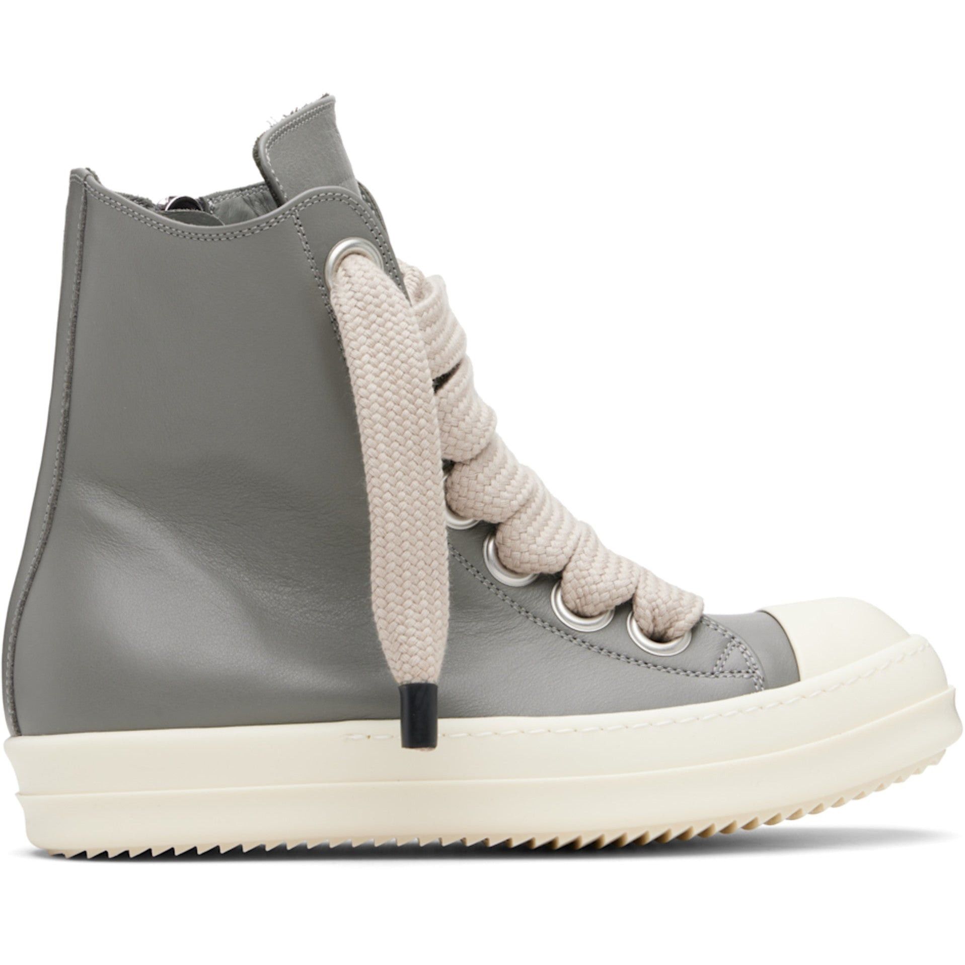 Rick Owens Gray Temple Jumbolace Sneakers Size US 9 / EU 42 - 1 Thumbnail