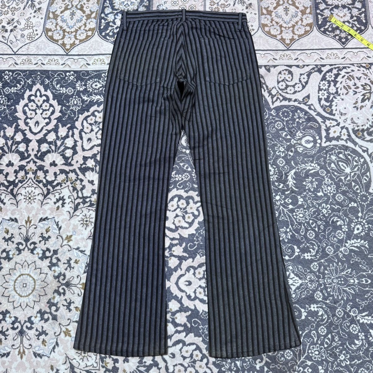 Japanese Brand EDGE RUPERT Striped Denim Flare Jeans Size US 30 / EU 46 - 22 Thumbnail