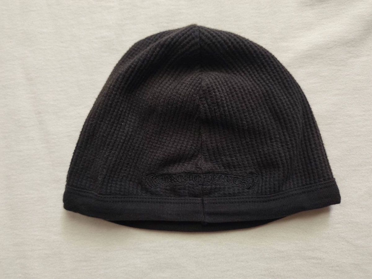 Chrome Hearts Chrome Hearts Waffle Dagger Embroidered Thermal Beanie Black Size ONE SIZE - 2 Thumbnail