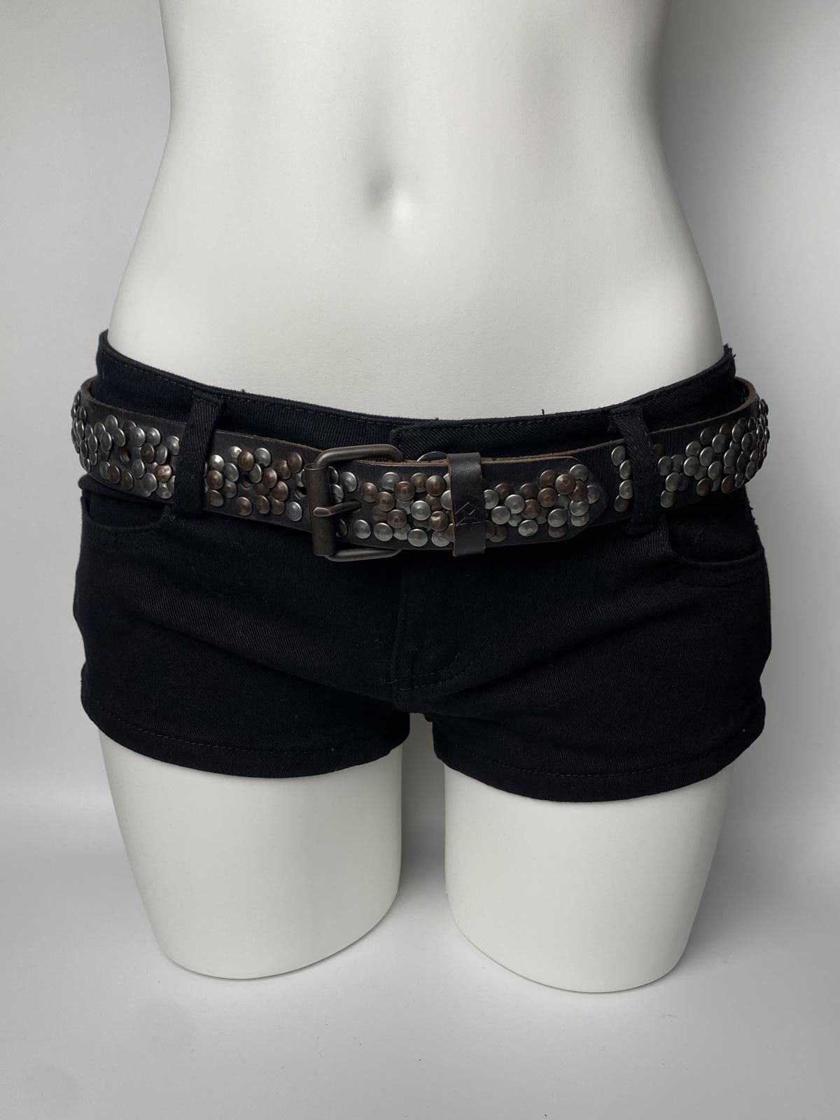 Freeman T. Porter Freeman T Porter Vtg Style Studded Genuine Leather Belt OS Size ONE SIZE - 2 Thumbnail