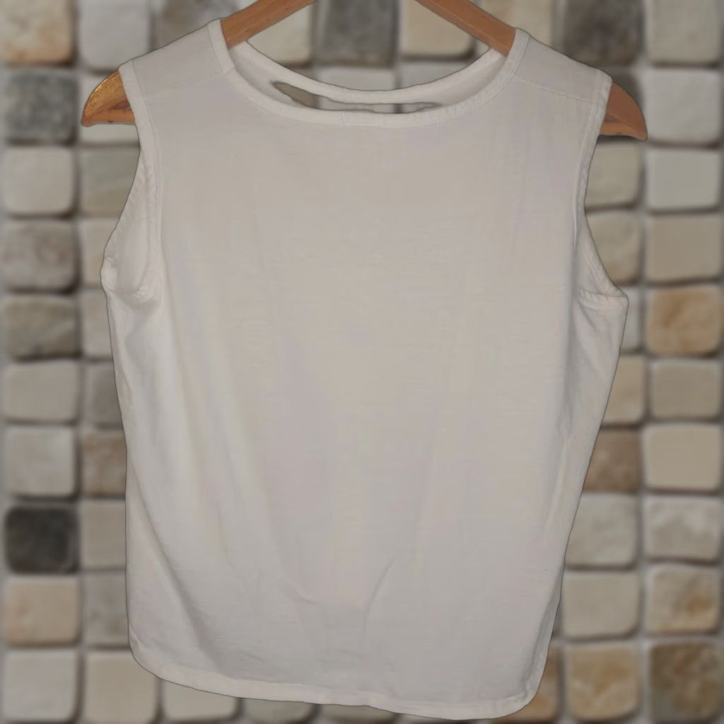 Vintage VINTAGE Tweety Bird Sport Tank Top Womens XL Cropped USA Flag White Cotton Crew Neck Sleeveless 1996 Looney Tunes Size XL / US 12-14 / IT 48-50 - 1 Thumbnail