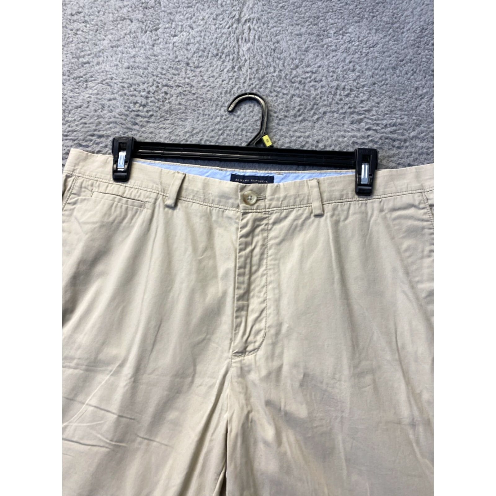 Banana Republic BANANA REPUBLIC Men’s Chino Shorts 36 Beige Solid Bermuda Size US 36 / EU 52 - 2 Thumbnail