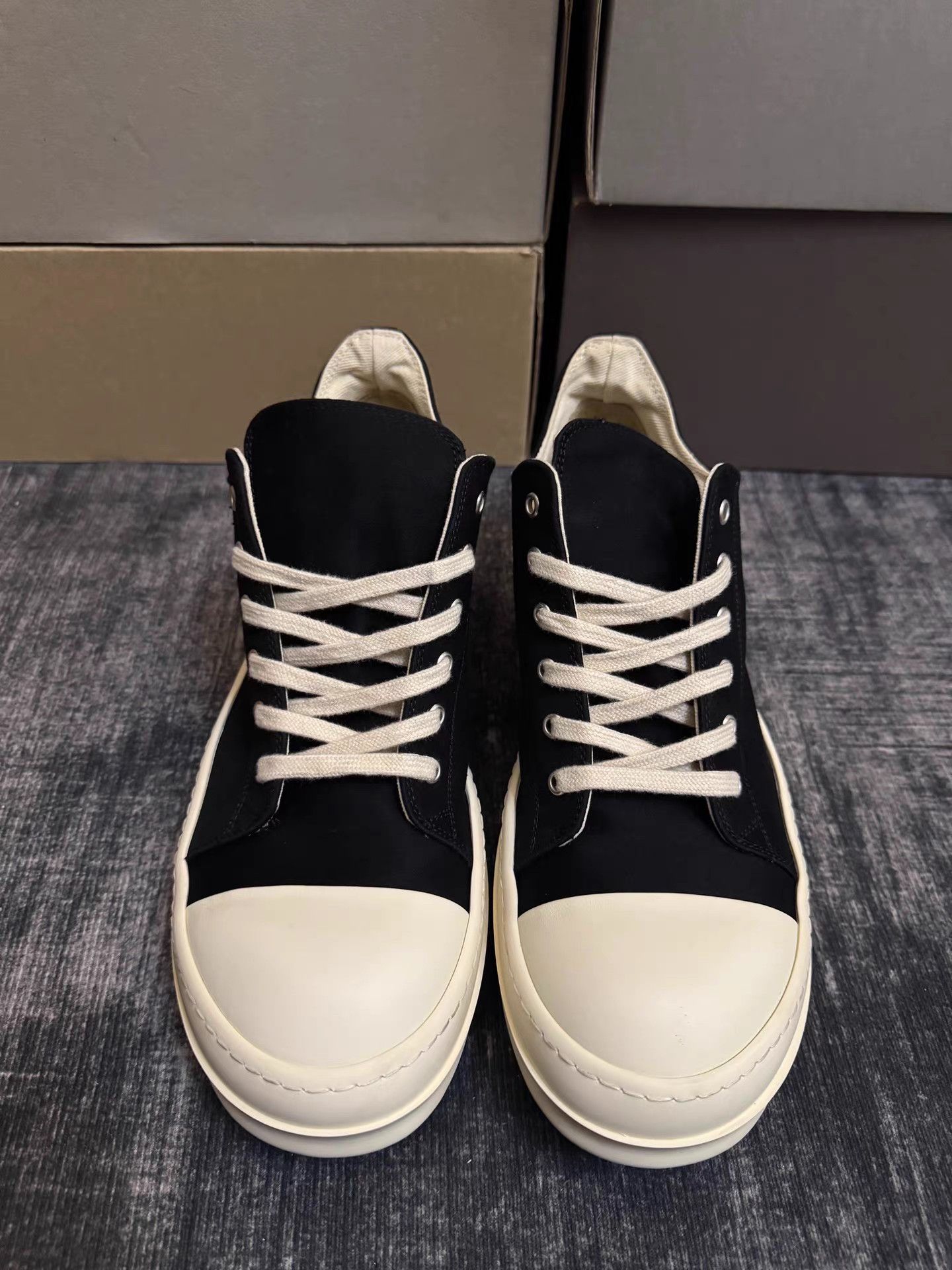Rick Owens Rick Owens DRKSHDW Satin Low Top Turbo Cyclops Size US 10 / EU 43 - 2 Thumbnail