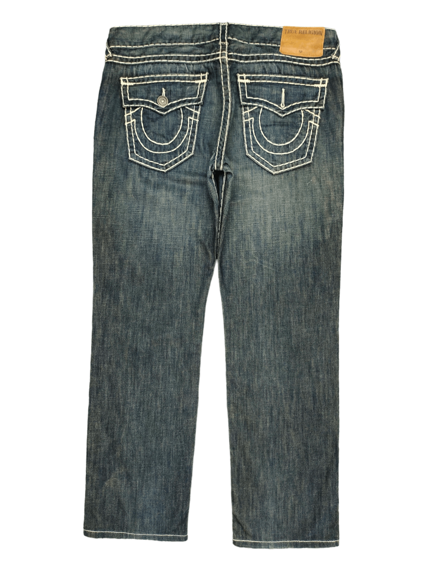 True Religion Vintage Y2k True Religion Big Stitch Denim Pants Streetwear Size US 38 / EU 54 - 1 Thumbnail