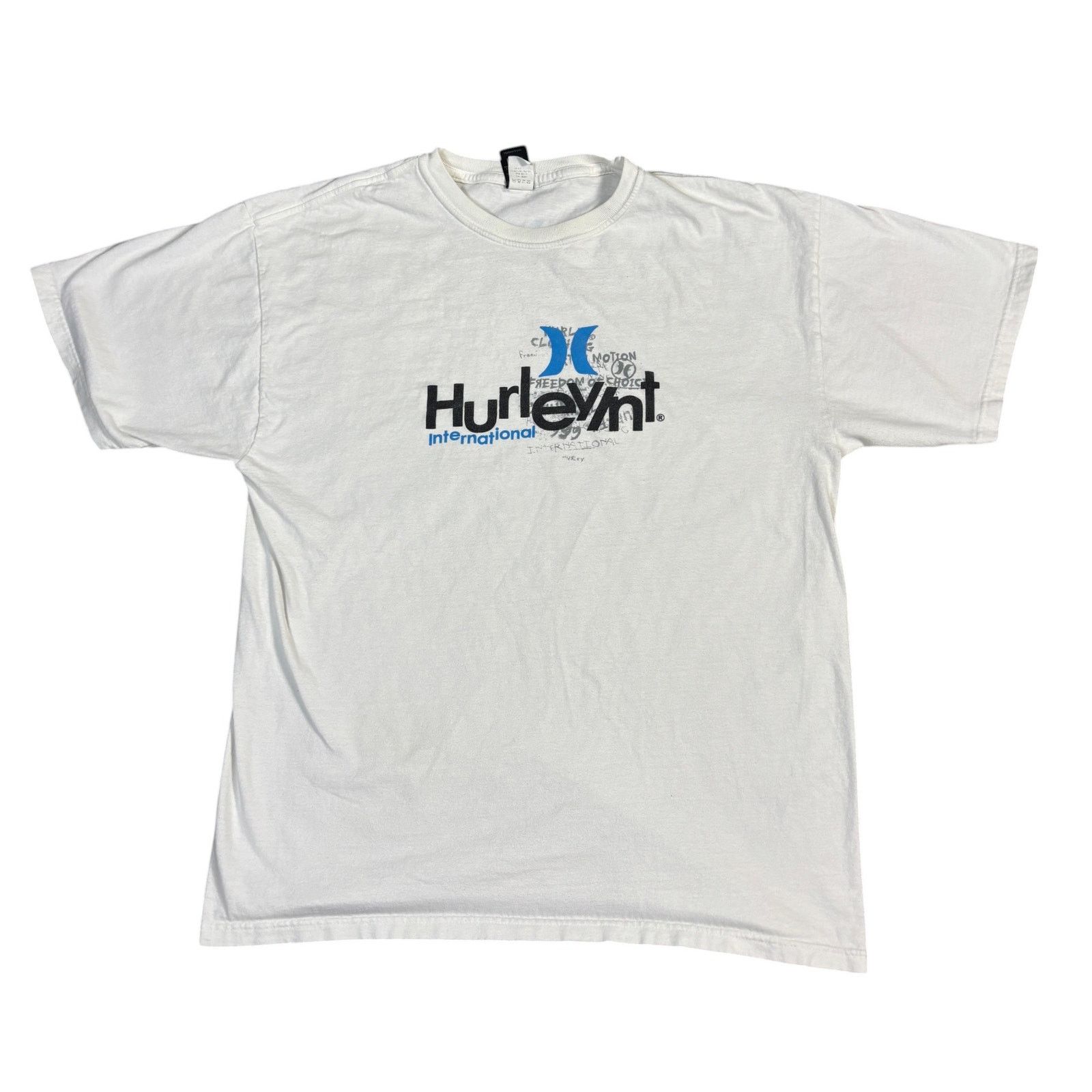 Hurley vintage y2k 2000s hurley international tshirt large surfwear Size US L / EU 52-54 / 3 - 1 Thumbnail