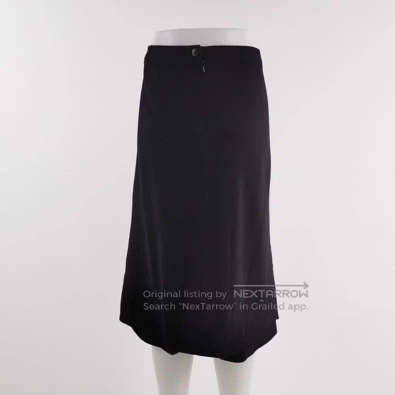 Hermes Hermes Wool Solid Color Pleated Long Skirt Size 26" / US 2 / IT 38 - 6 Thumbnail