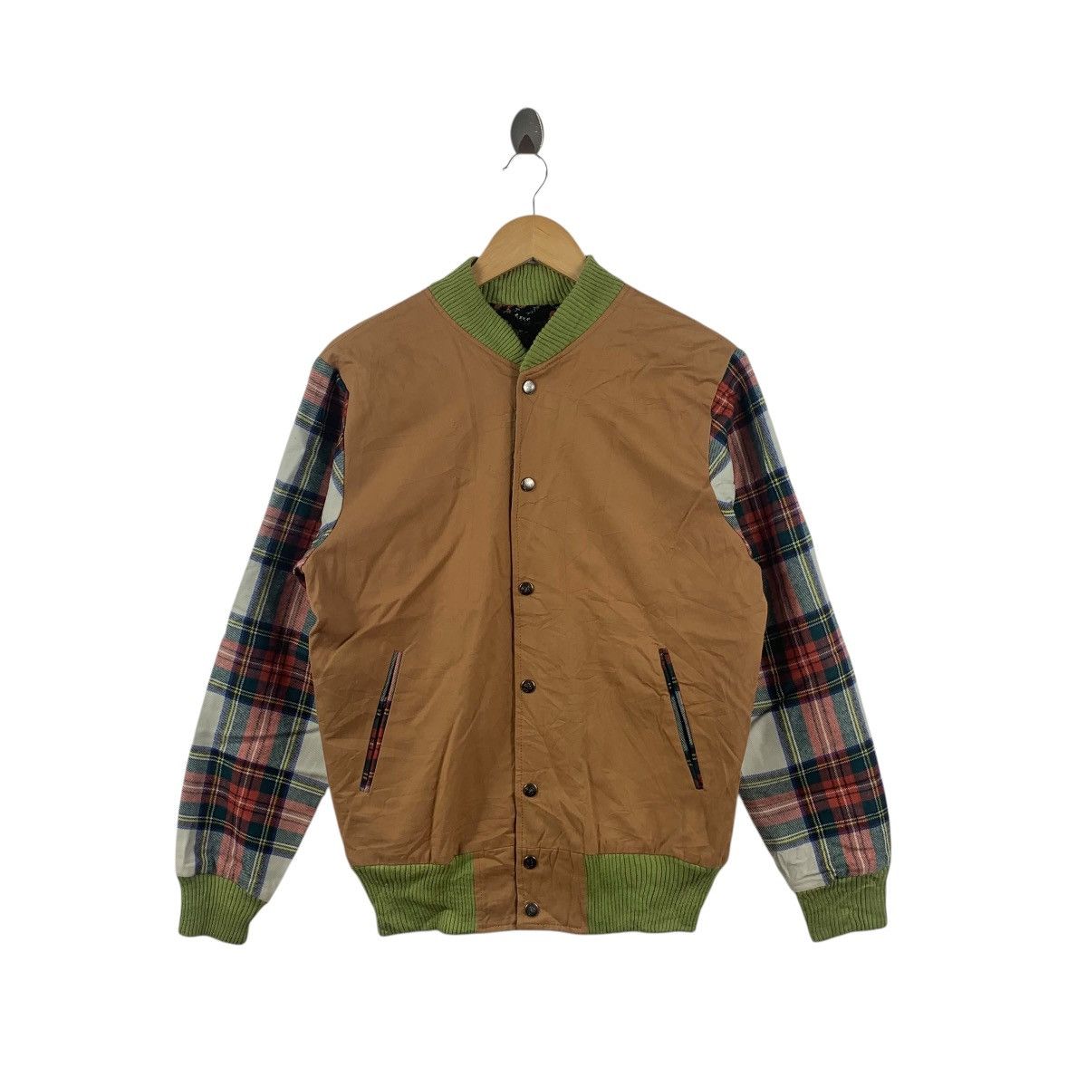 Vintage HOUSE OF BILLIAM UK Floral Reversible Varsity Bomber Jacket Size M / US 6-8 / IT 42-44 - 1 Thumbnail