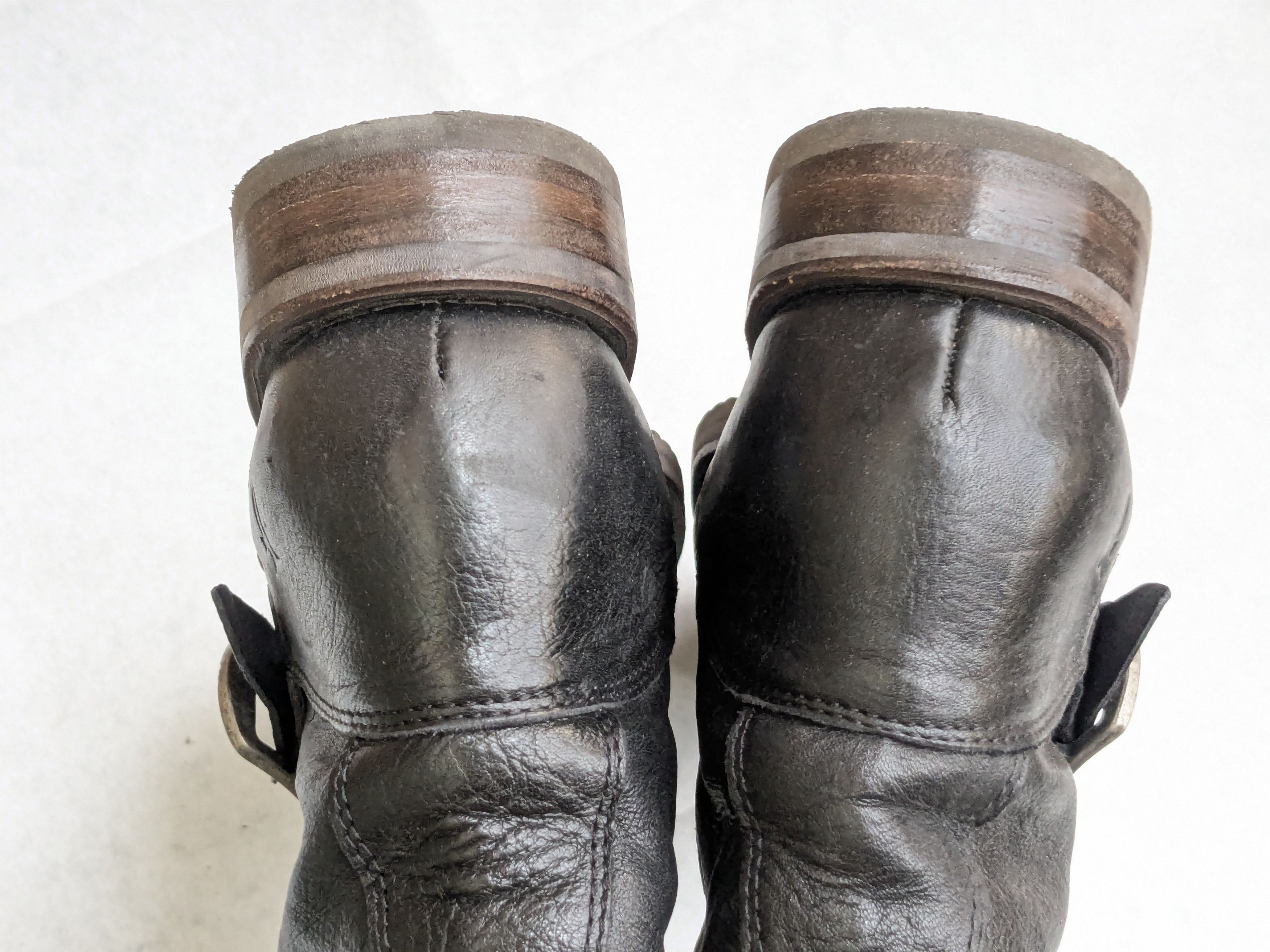 Frye Frye Engineer Boots Black Leather 8.5 Motorcycle Biker Size US 8.5 / EU 41-42 - 13 Thumbnail