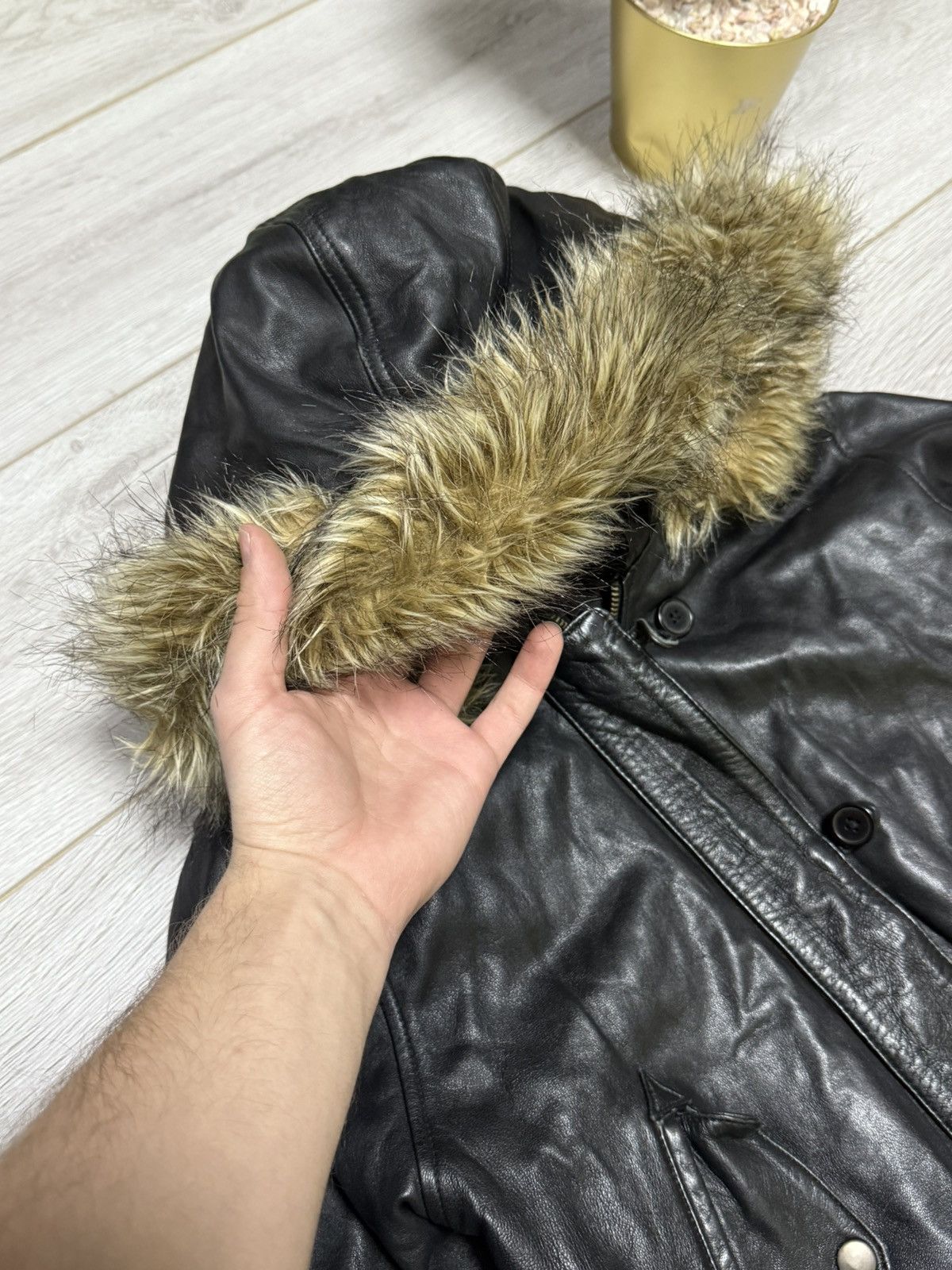 Genuine Leather Leather N2B bomber archive jacket vintage opium avant garde Size L / US 10 / IT 46 - 6 Thumbnail