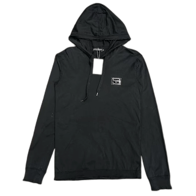 Dolce & Gabbana Dolce&Gabbana Hooded Sweatshirt with Metal Tag Size US M / EU 48-50 / 2 - 1 Thumbnail