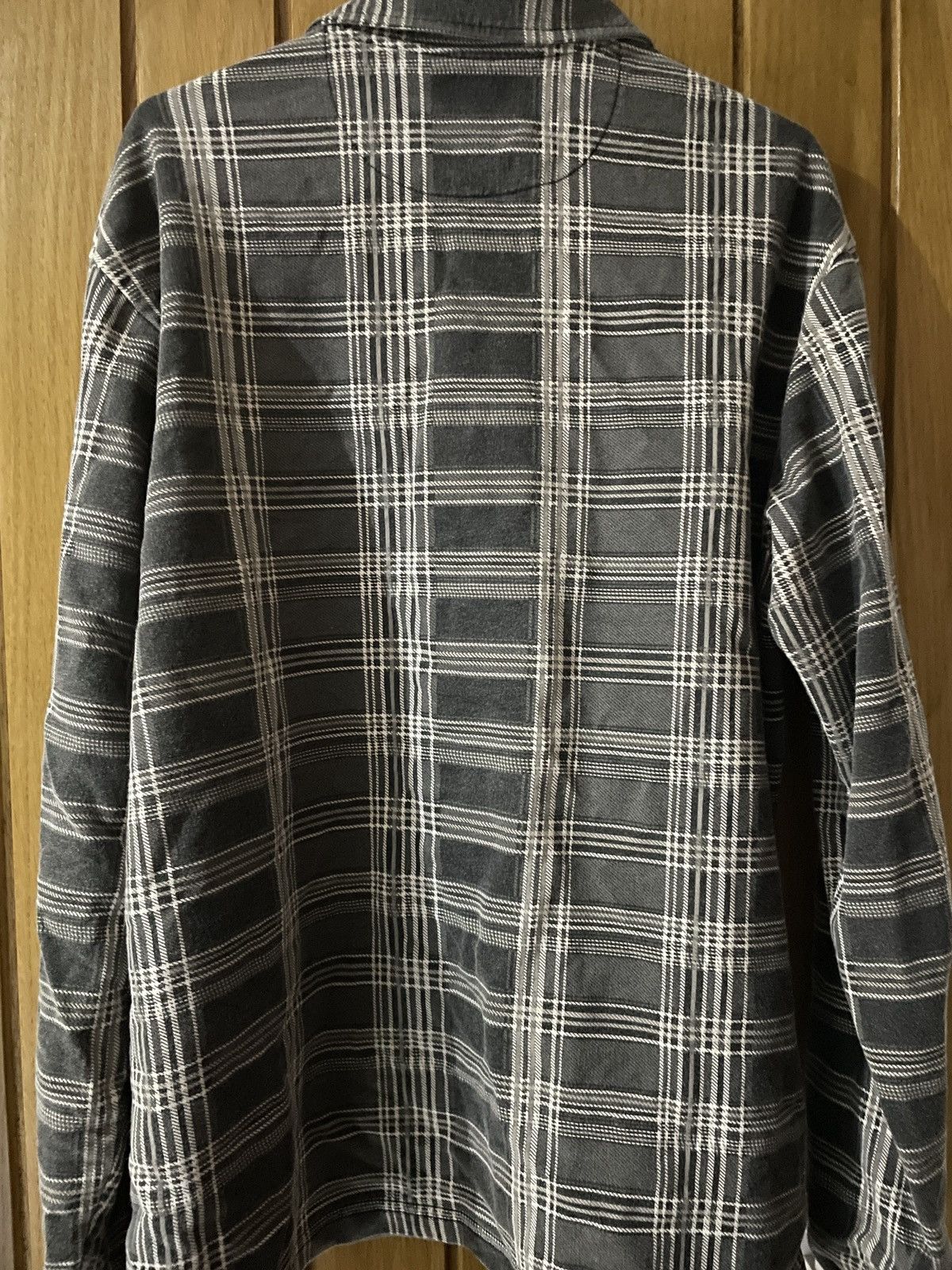 Supreme Supreme Grey Quarter-Zip Flannel Size US S / EU 44-46 / 1 - 3 Thumbnail